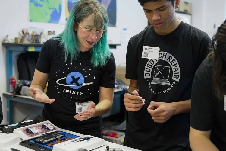 iFixit is an online platform providing free repair guides for electronics, home appliances, and other items, along with tools and replacement parts.