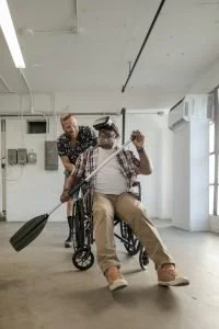 Virtual reality, with its ability to transport users into three-dimensional landscapes, allows tactile interaction and auditory immersion to create an environment that simulates the real world, making it accessible to all, regardless of physical abil