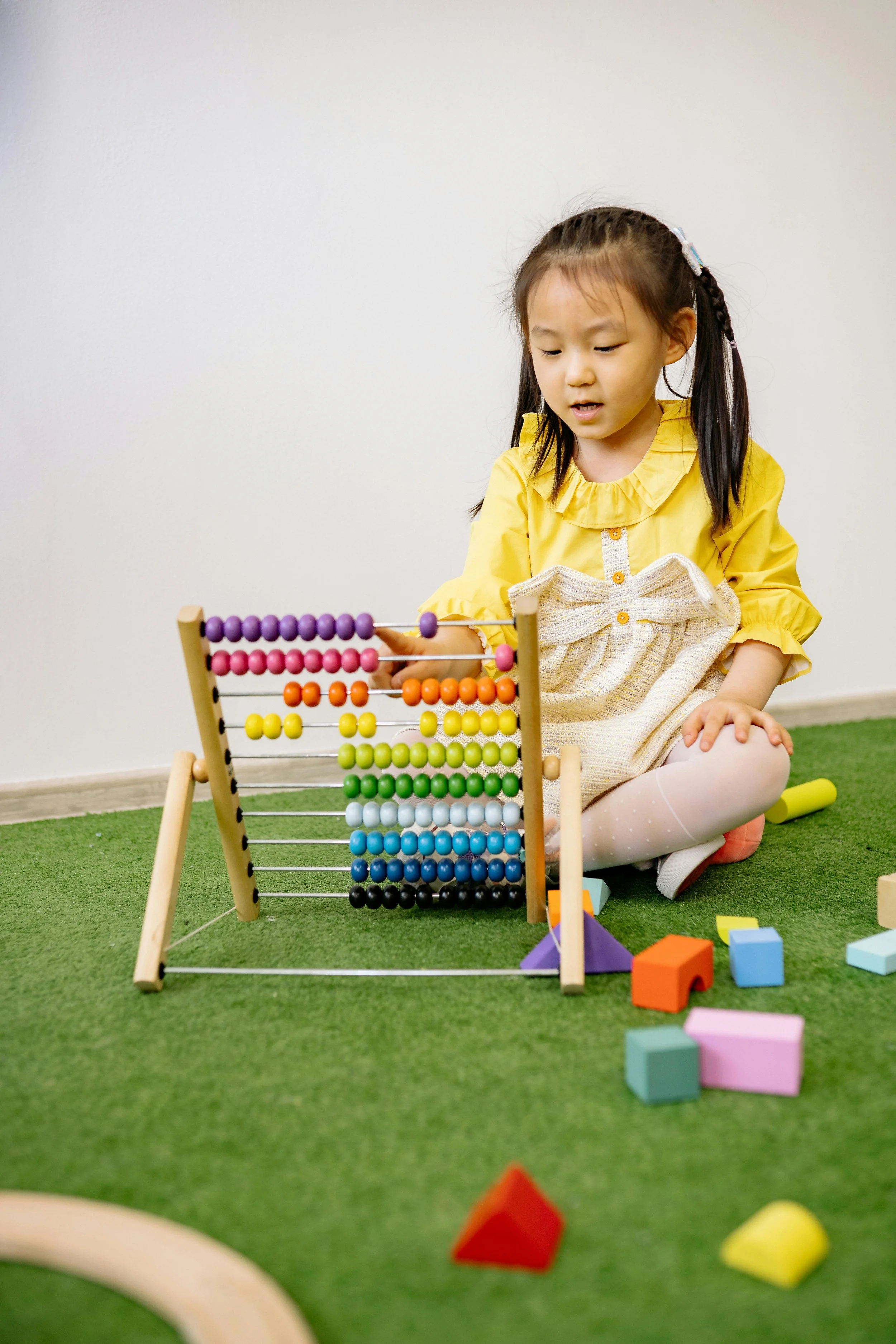 An international school readiness applicant training spatial orientation awareness and structural problem-solving using play-based block layout protocols