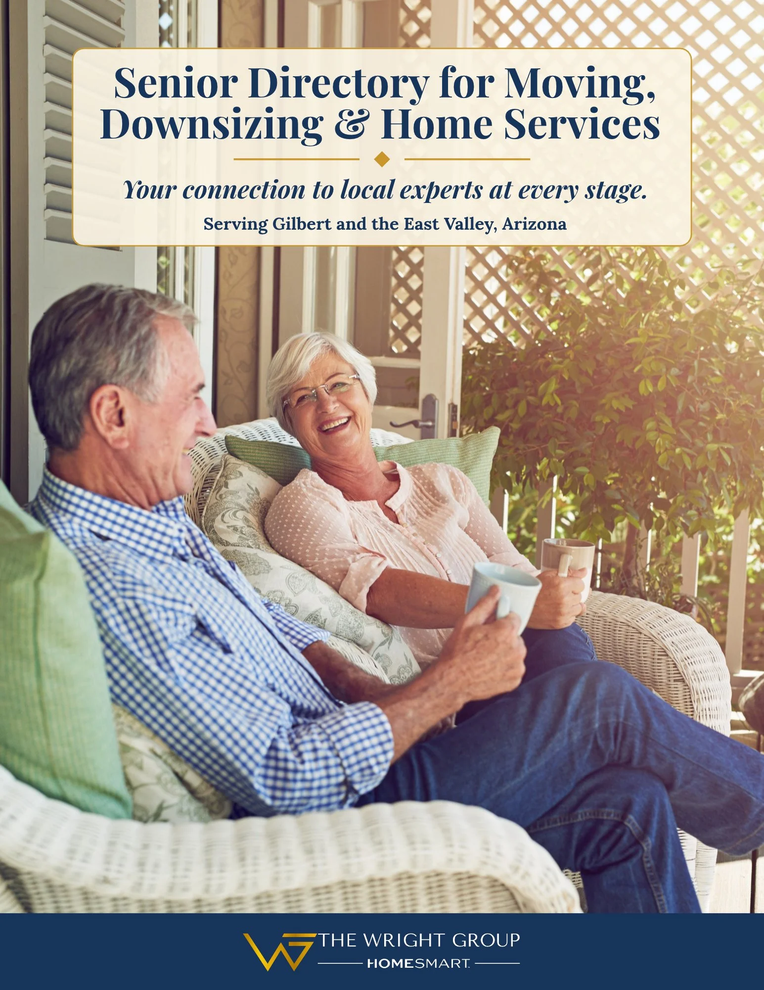 Cover of the free Senior Directory for Moving, Downsizing & Home Services by The Wright Group, HomeSmart