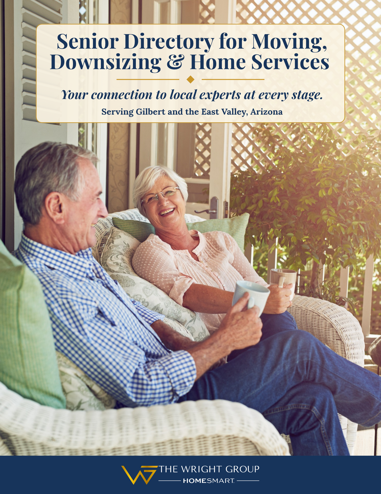 Cover of the free Senior Directory for Moving, Downsizing & Home Services by The Wright Group, HomeSmart