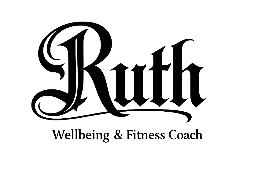 Paula Wellbeing & Fitness Coach logo in black script lettering