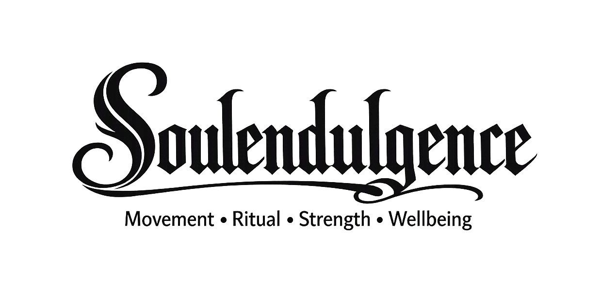 Soulendulgerie logo with the tagline “Movement • Ritual • Strength • Wellbeing.”
