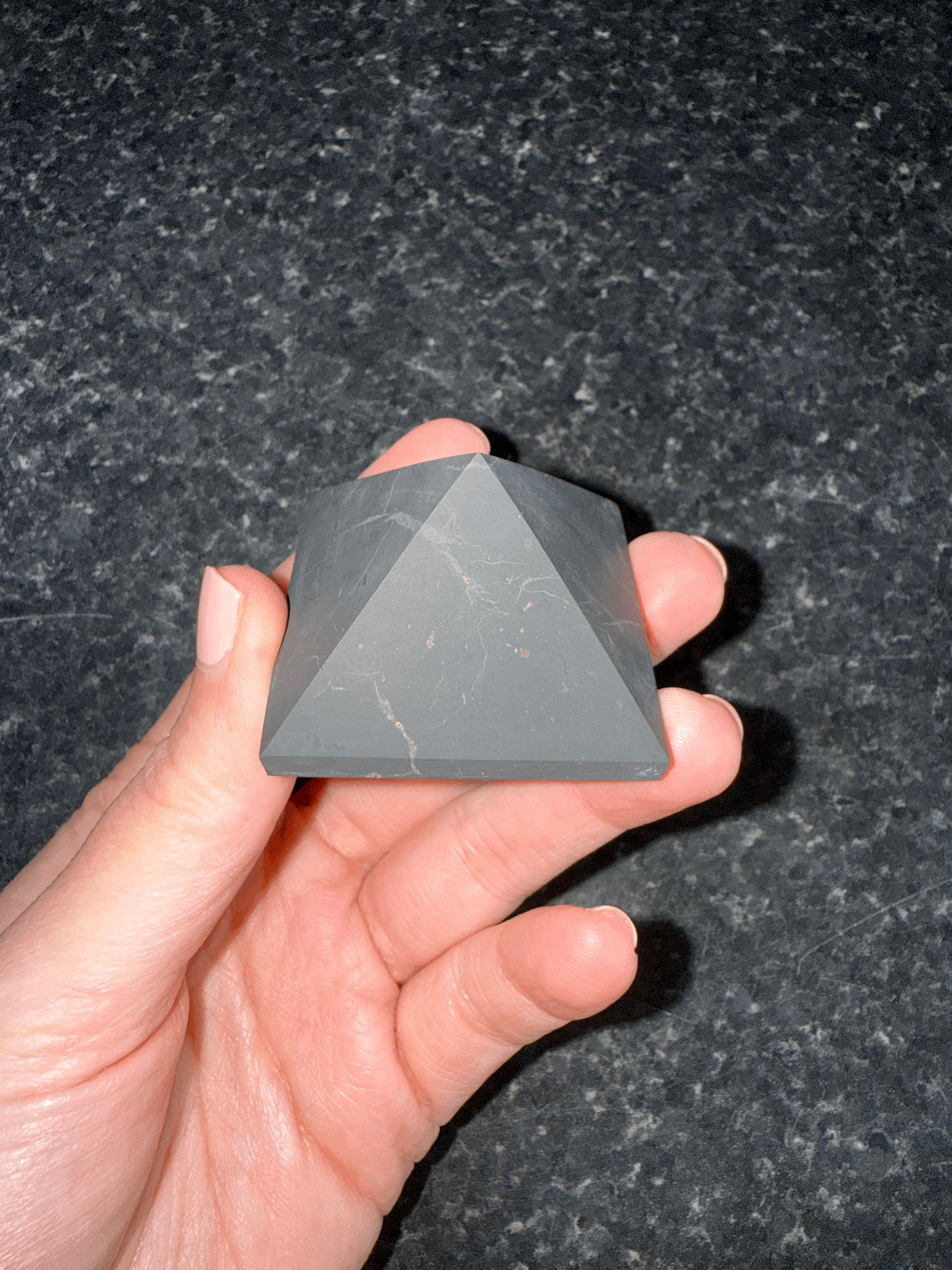 Shungite Pyramid (4cm- unpolished)