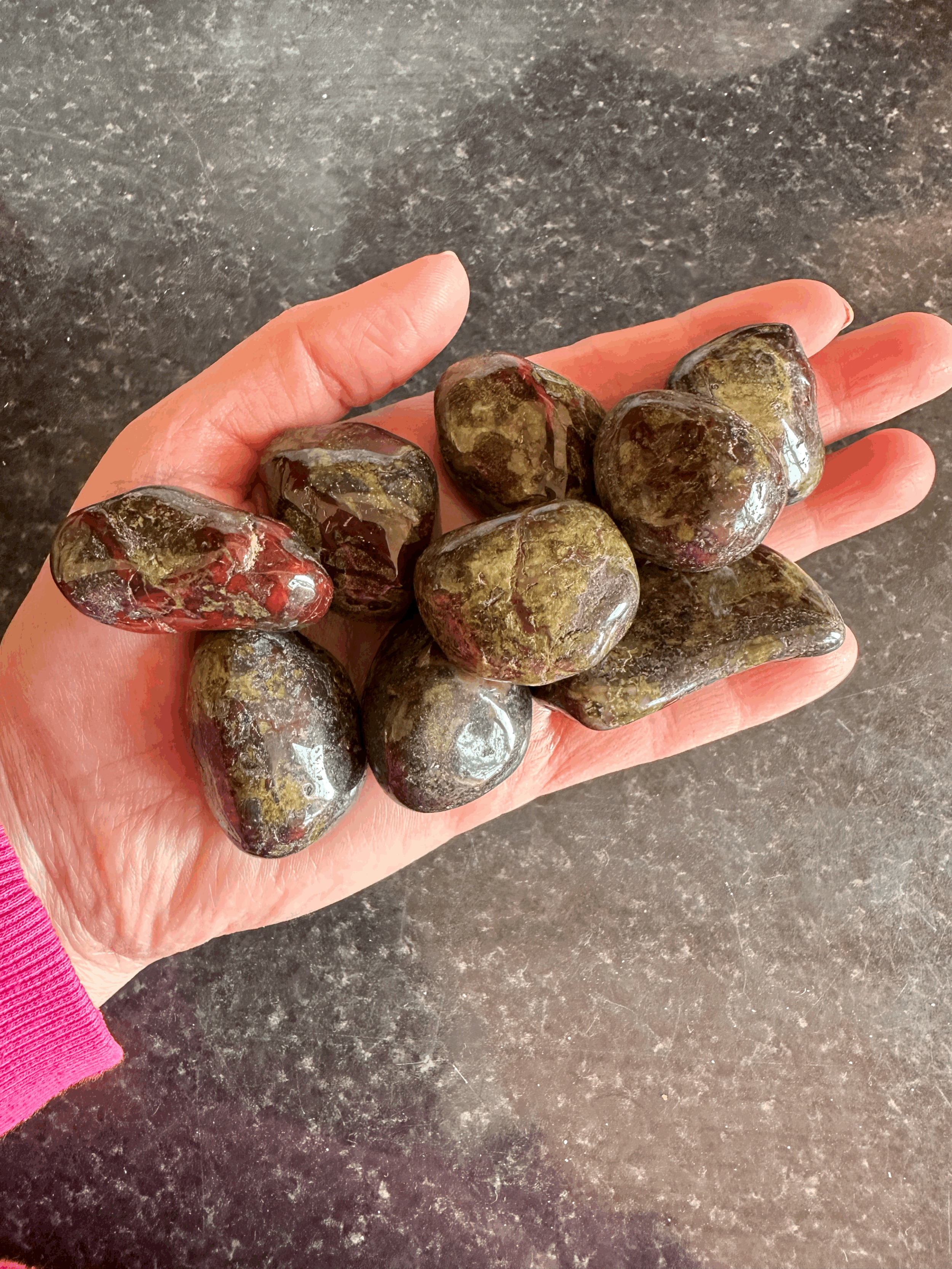 Dragon Blood Jasper Tumblestones