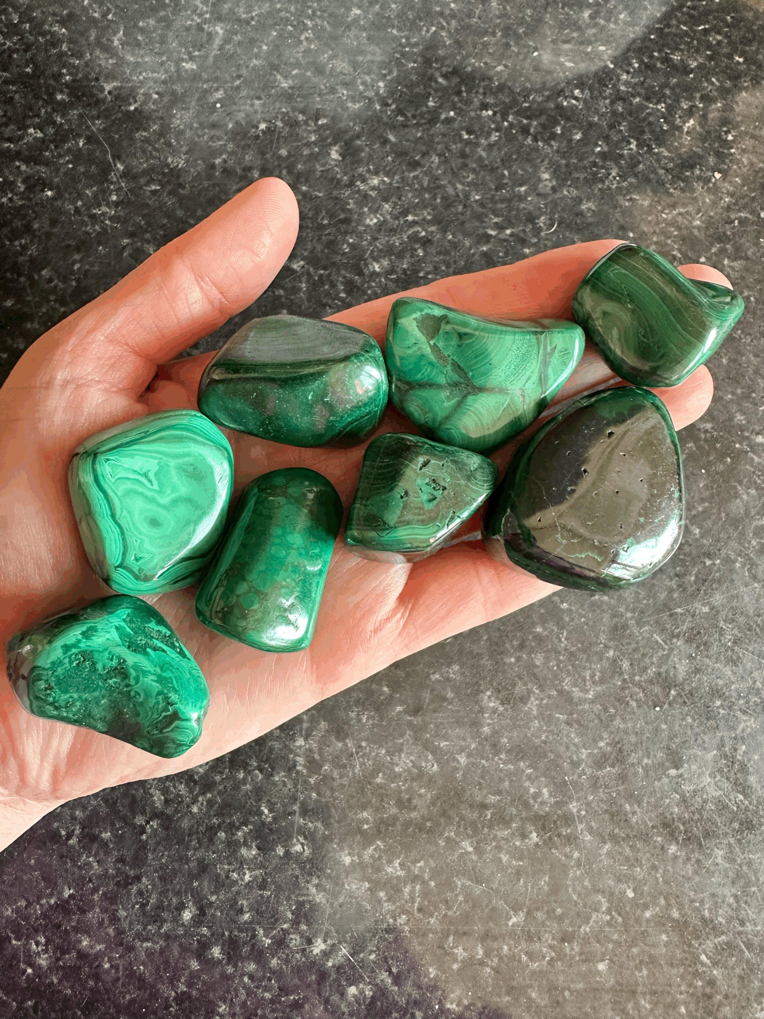 Malachite Tumblestones