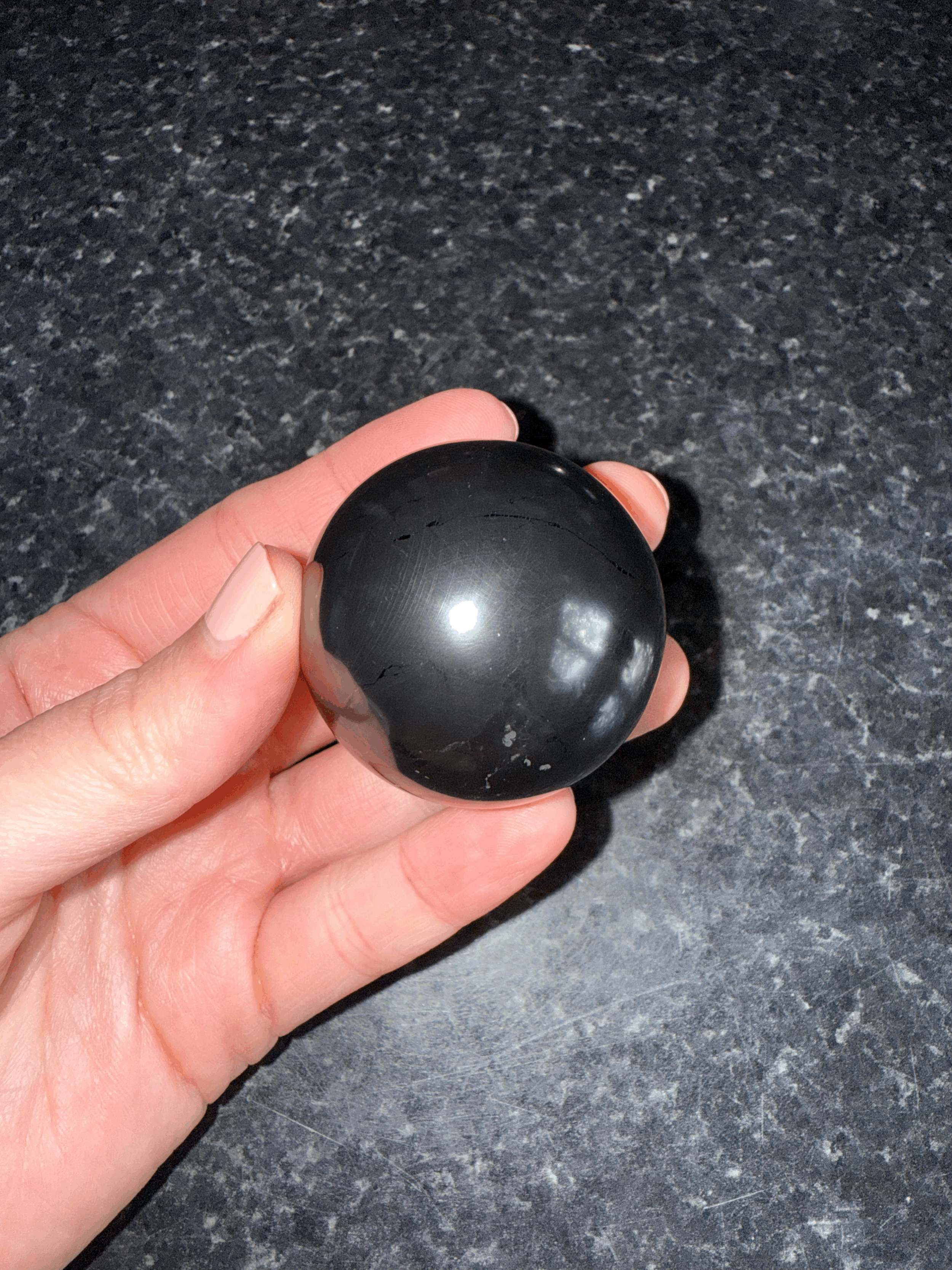 Shungite Sphere (4cm- polished)