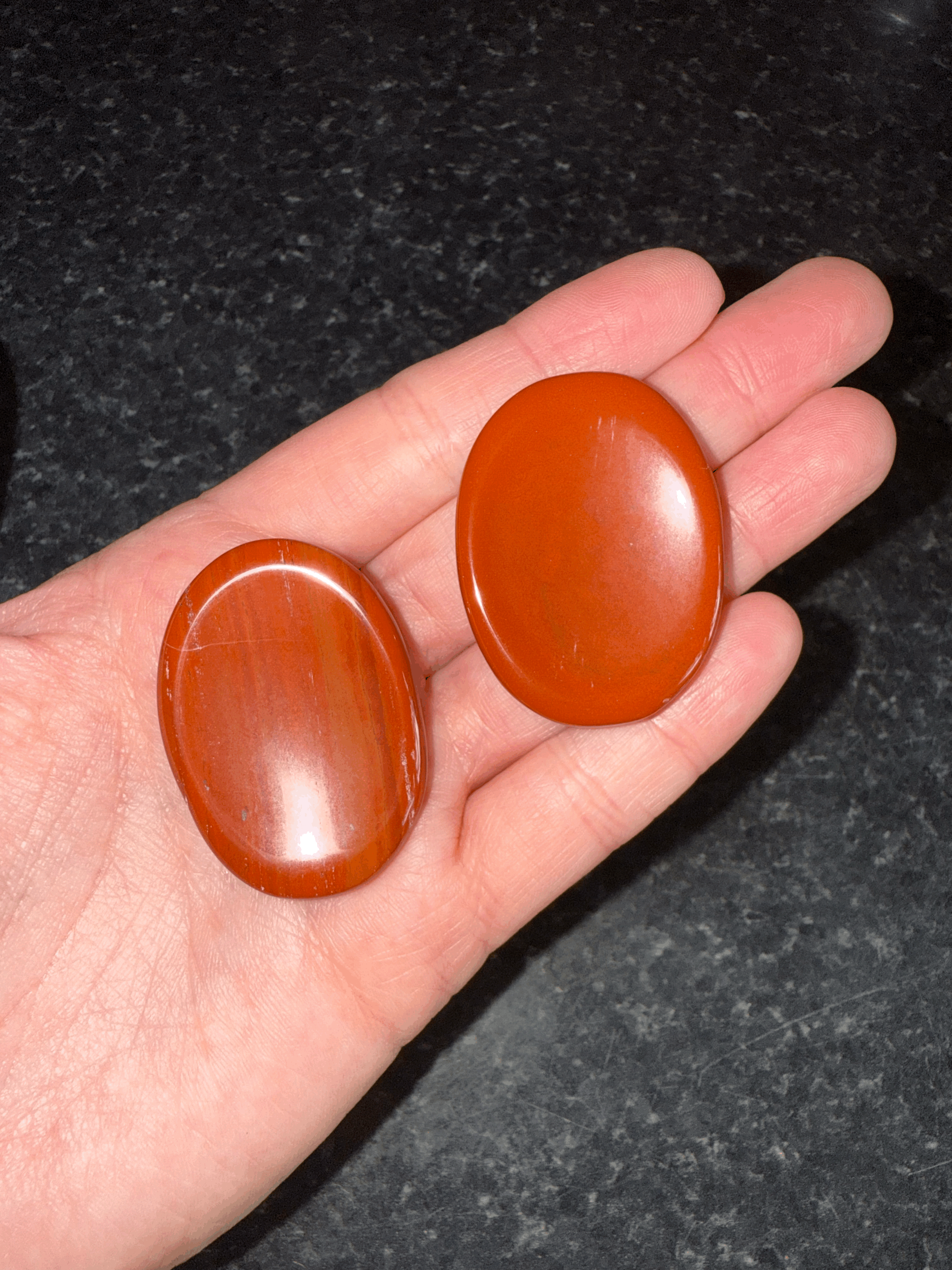 Red Jasper Thumb Stone