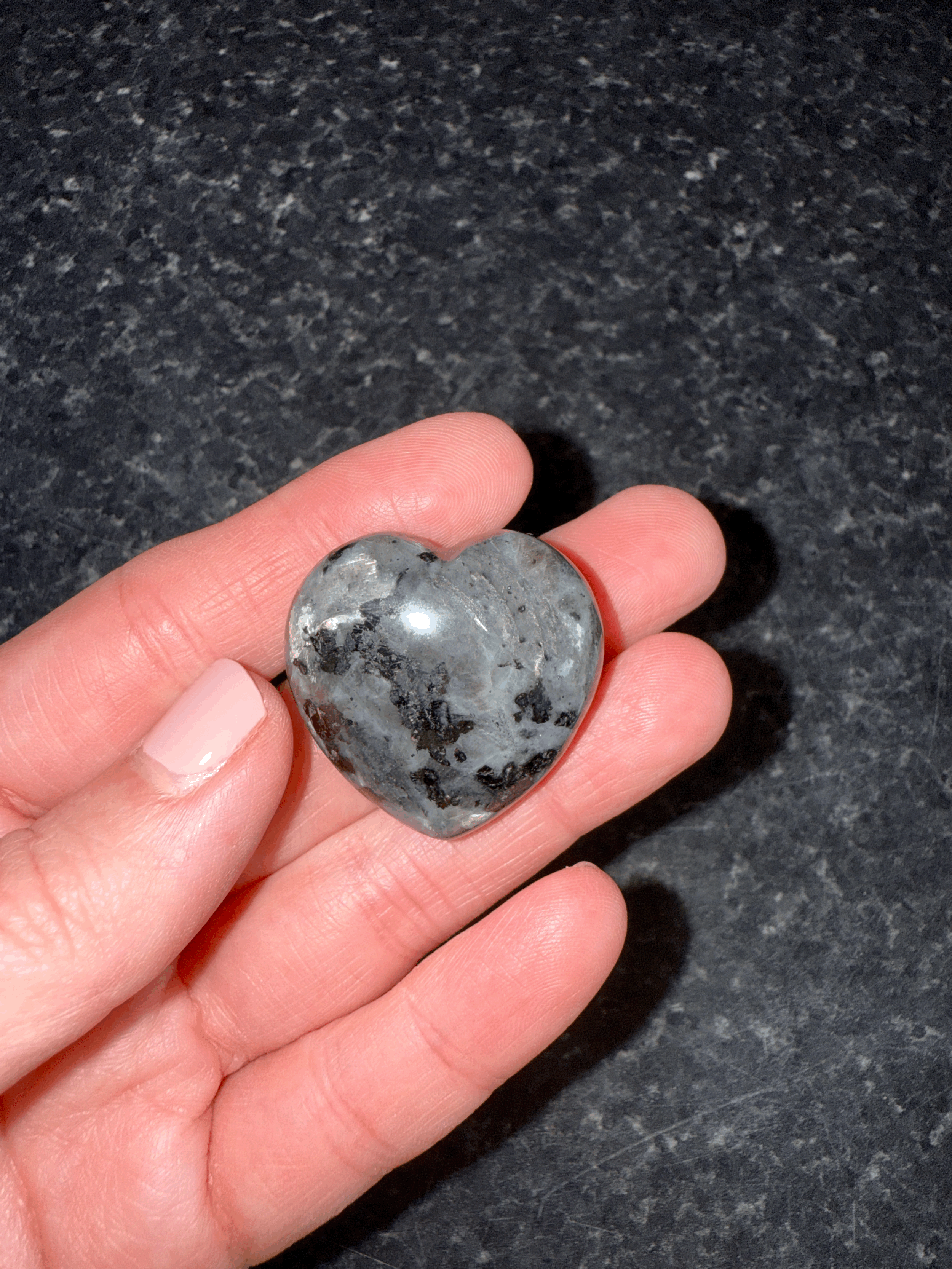 Larvikite Heart