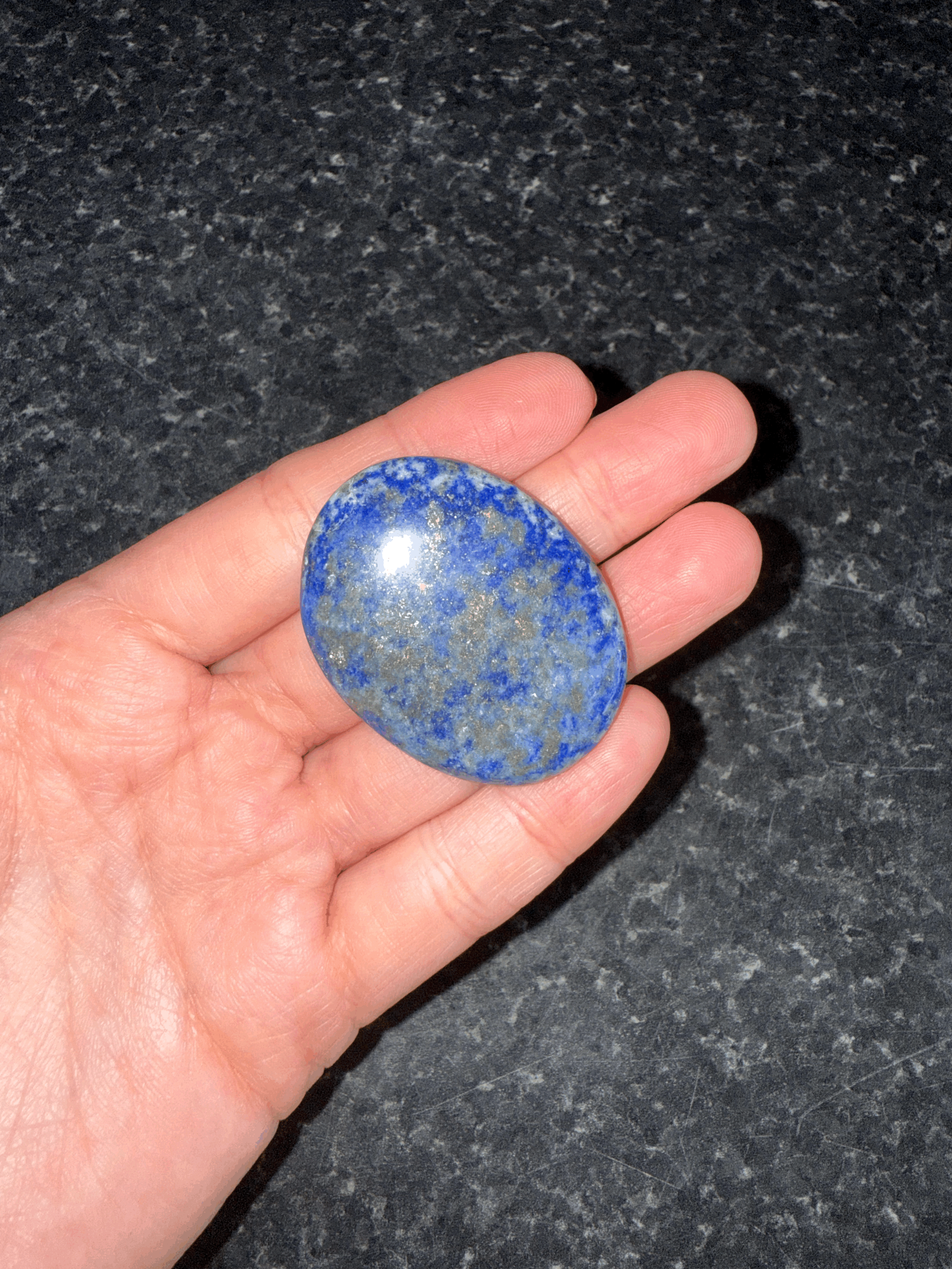 Lapis Lazuli Palm Stone