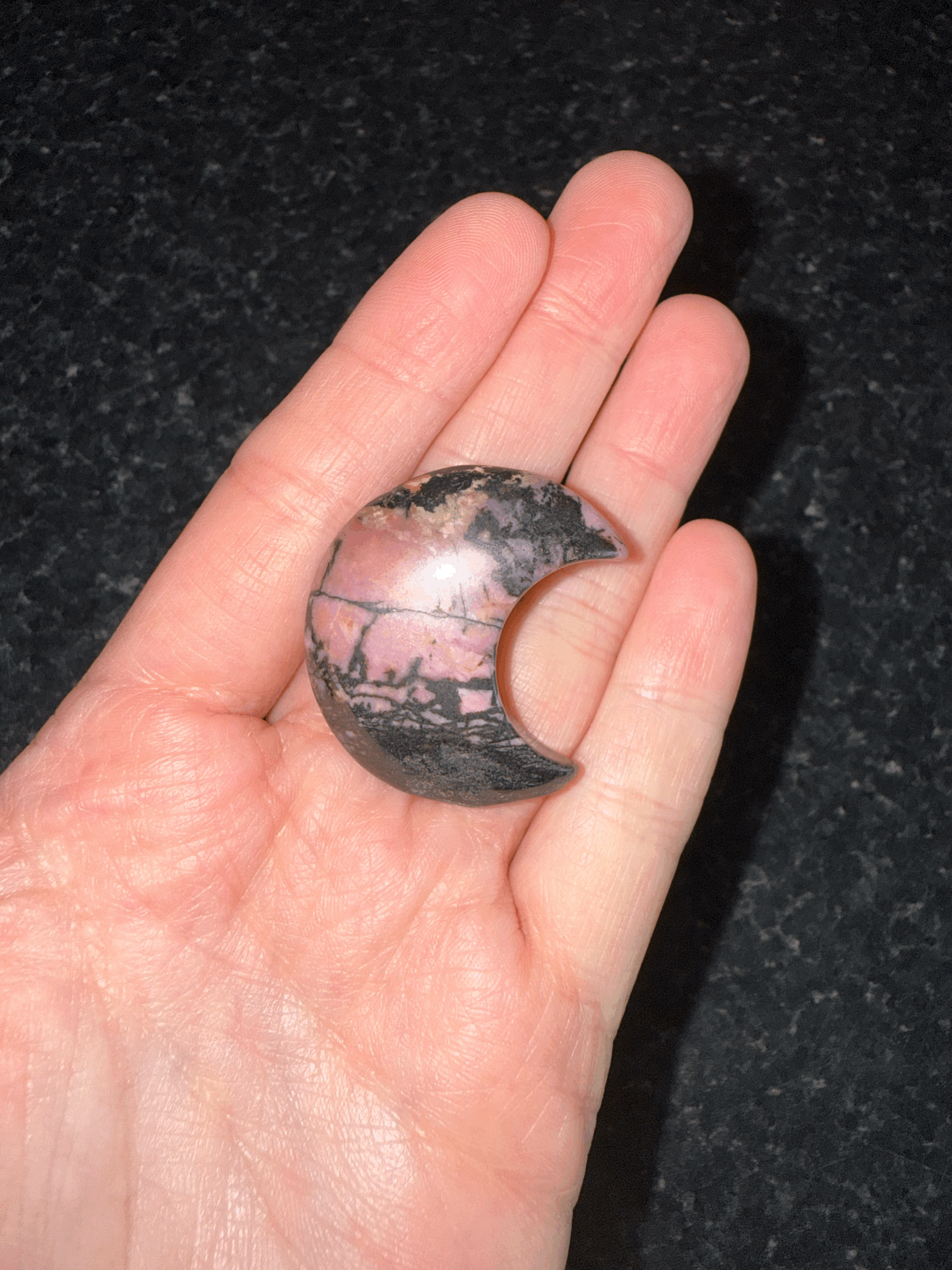 Rhodonite Moon