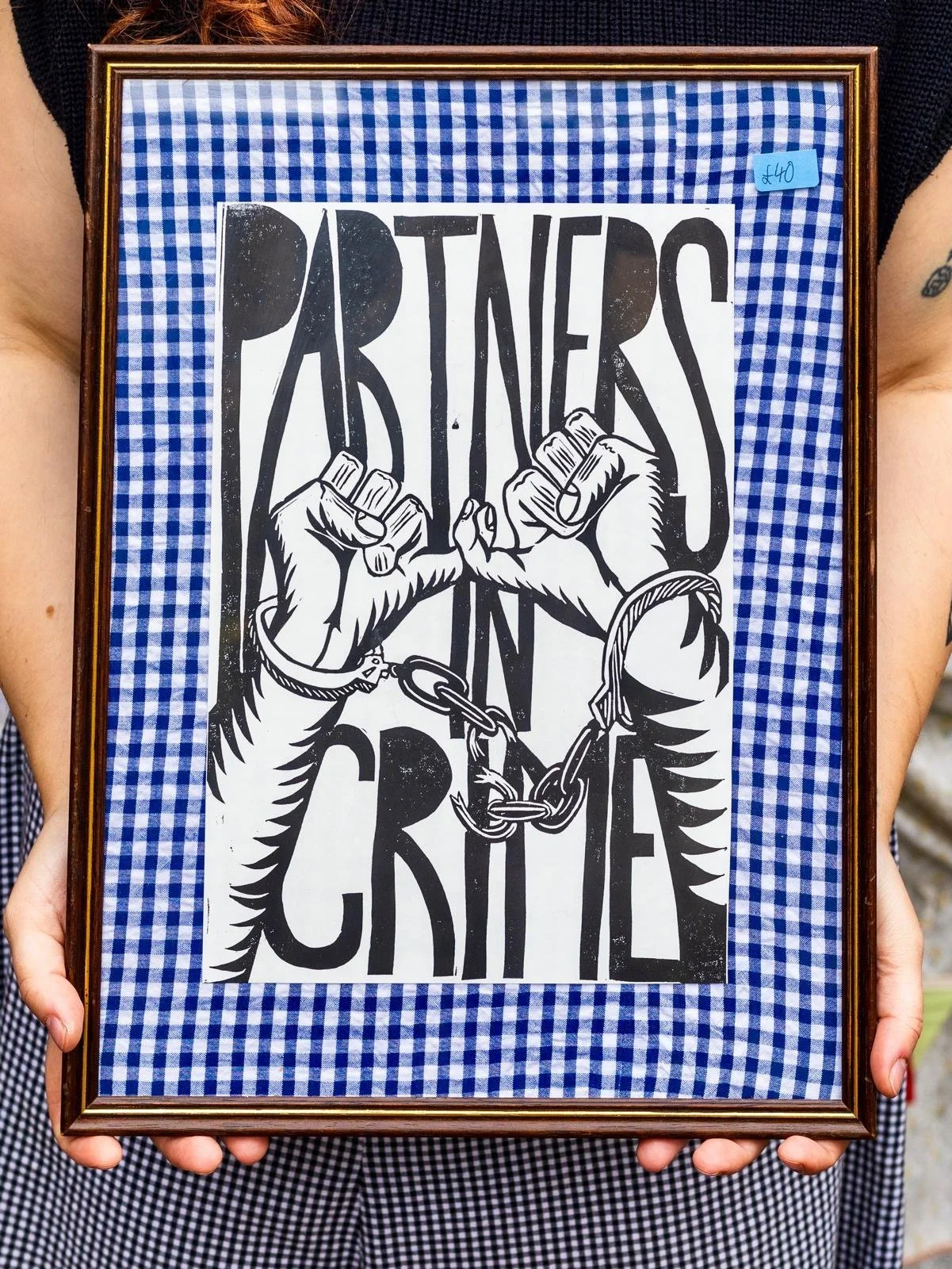A4 - Partners in Crime, framed