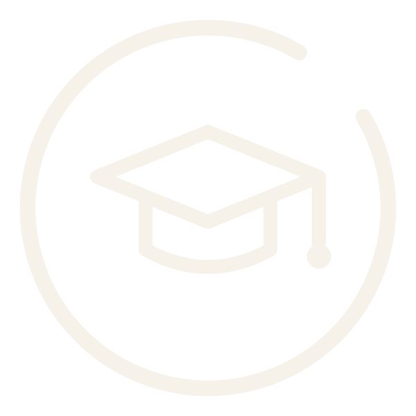 Mortarboard icon for masters and PhDs