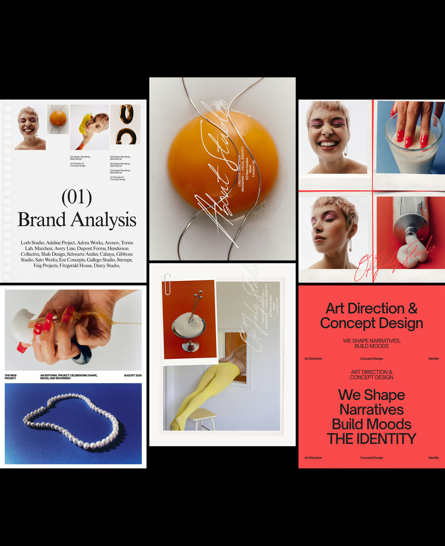 STUDIO EDIT Canva Instagram designs with brand analysis, art direction, fashion portraits and product photography.