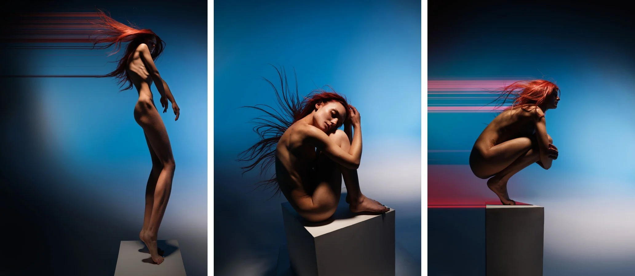 Fine art nude workshop results — muse Moonie, photography Stoney Darkstone