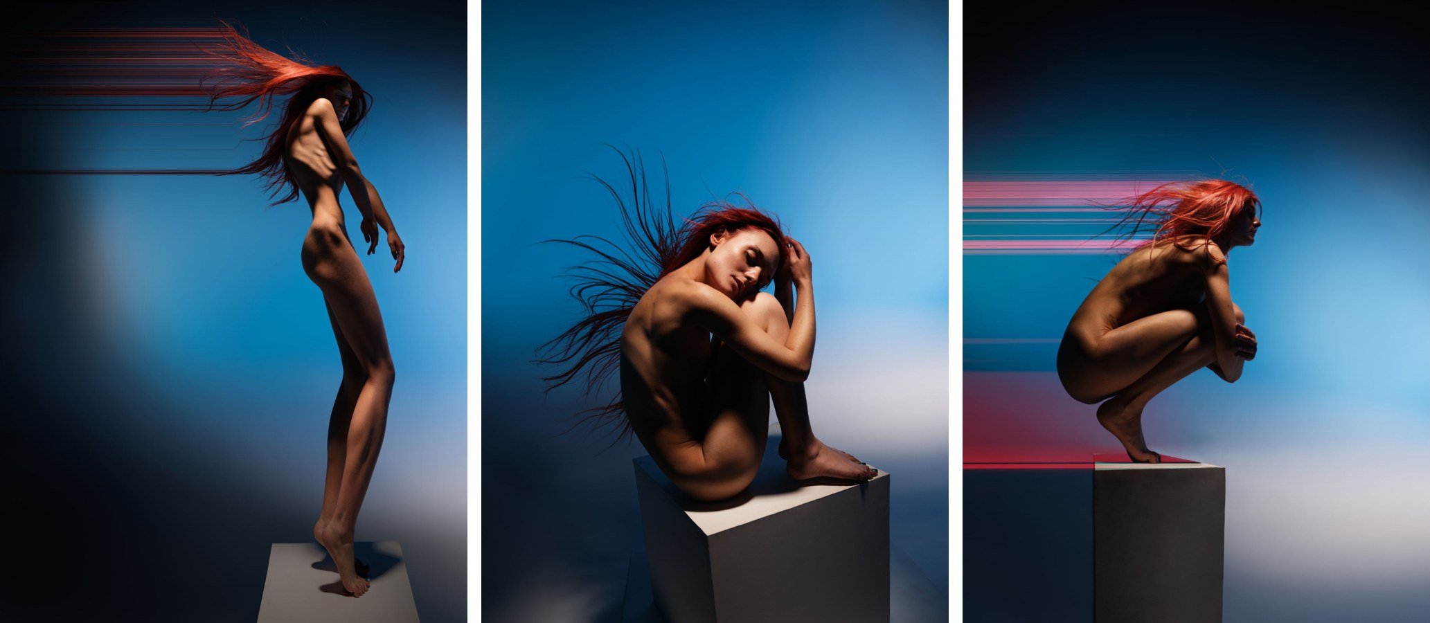 Fine art nude workshop results — muse Moonie, photography Stoney Darkstone