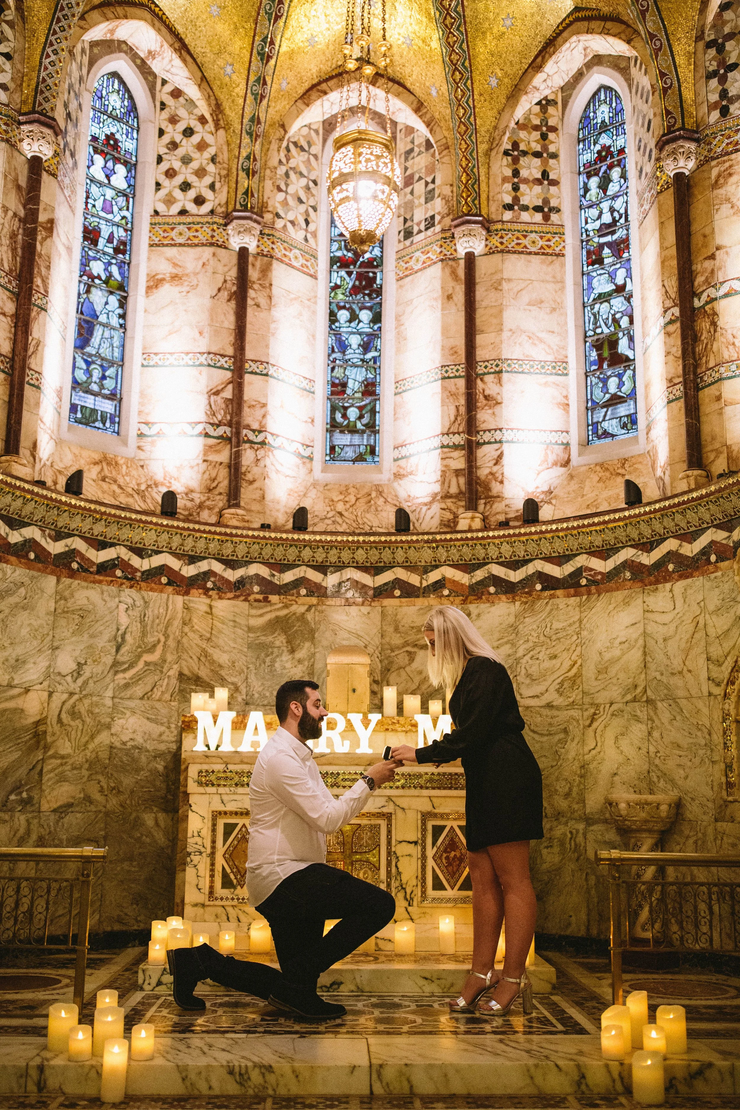 Proposal in Fitzrovia Chapel