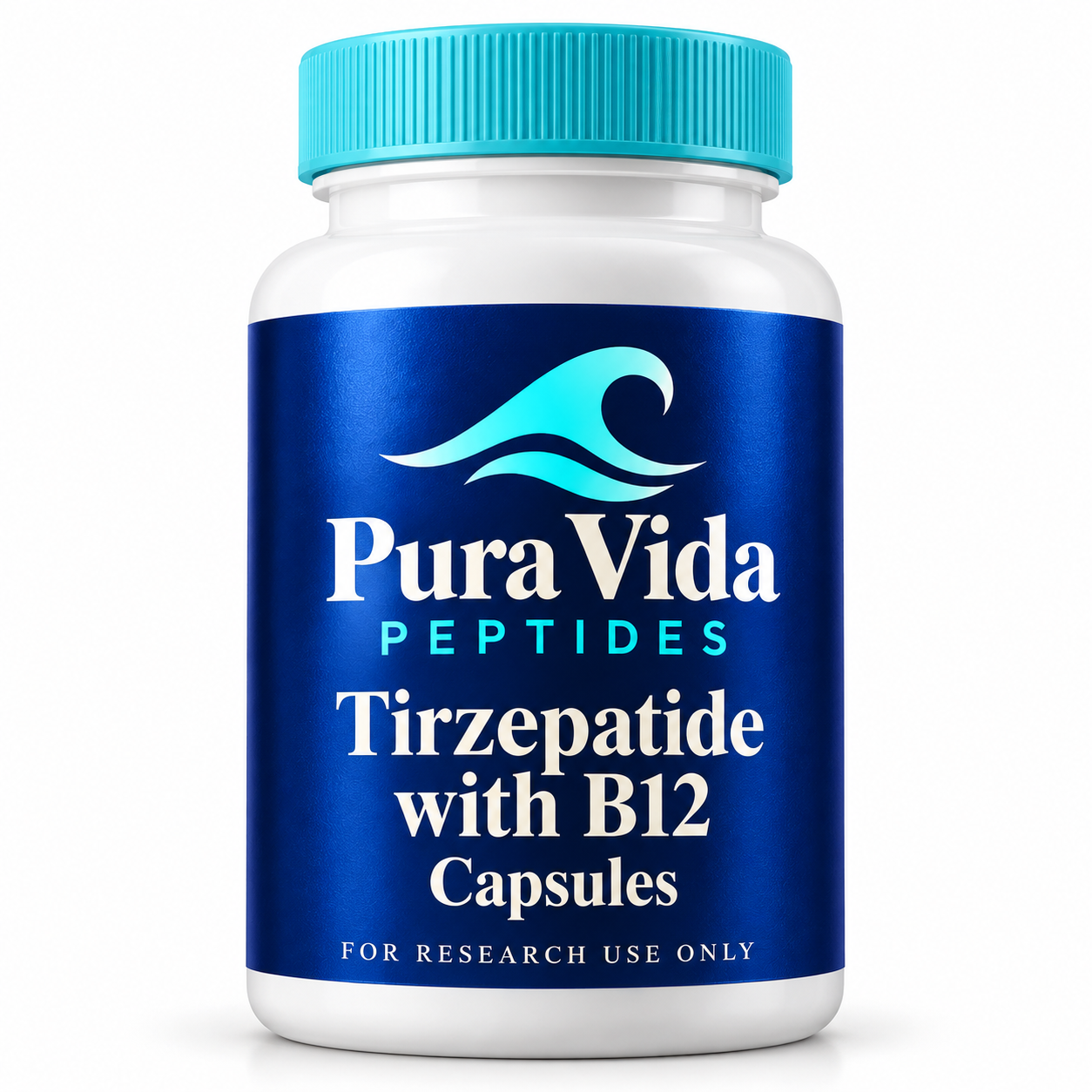 Tirzepatide with B12 Research Capsules 1MG 30 Capsules