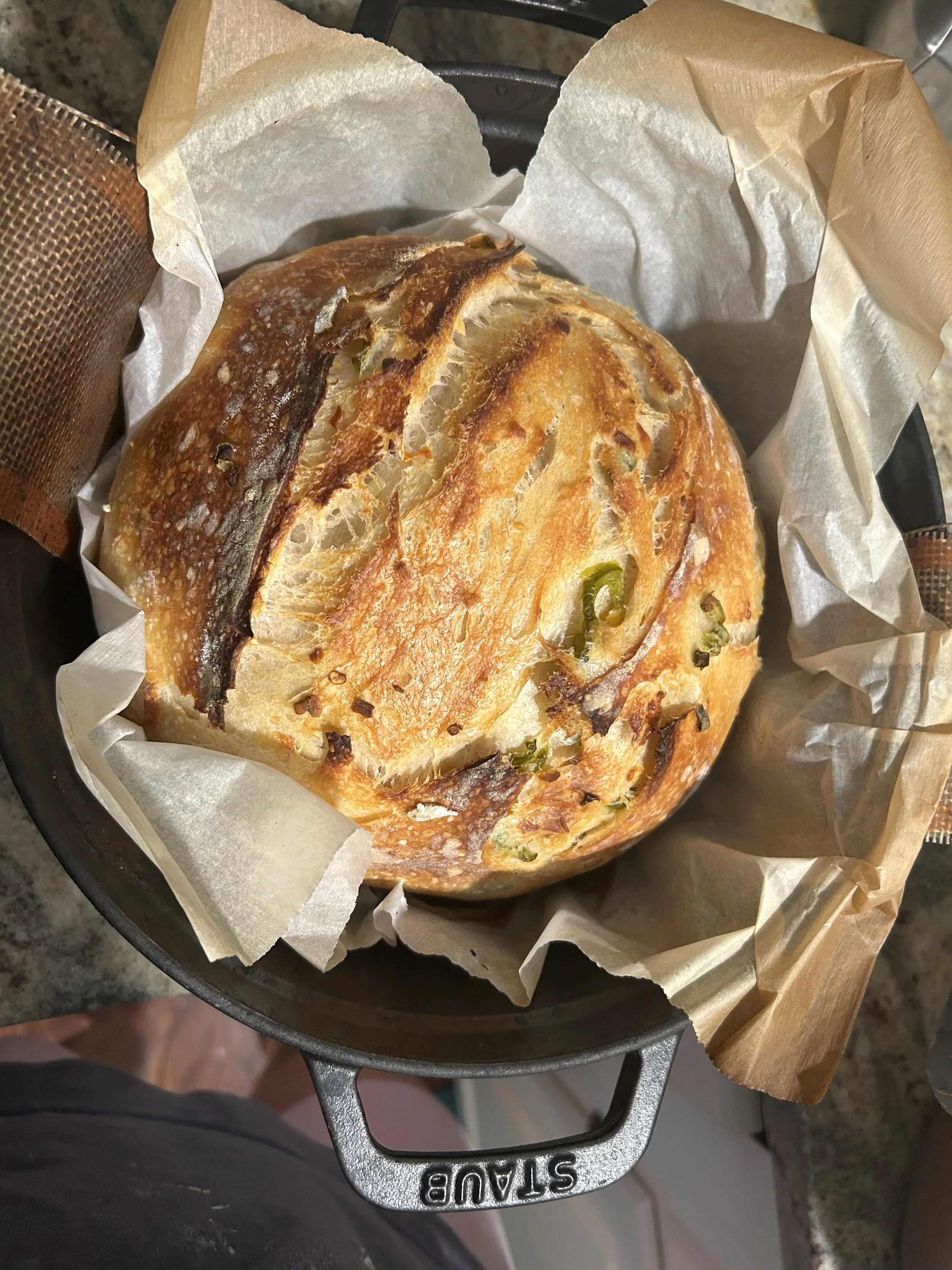Jalepeno Cheddar Sourdough