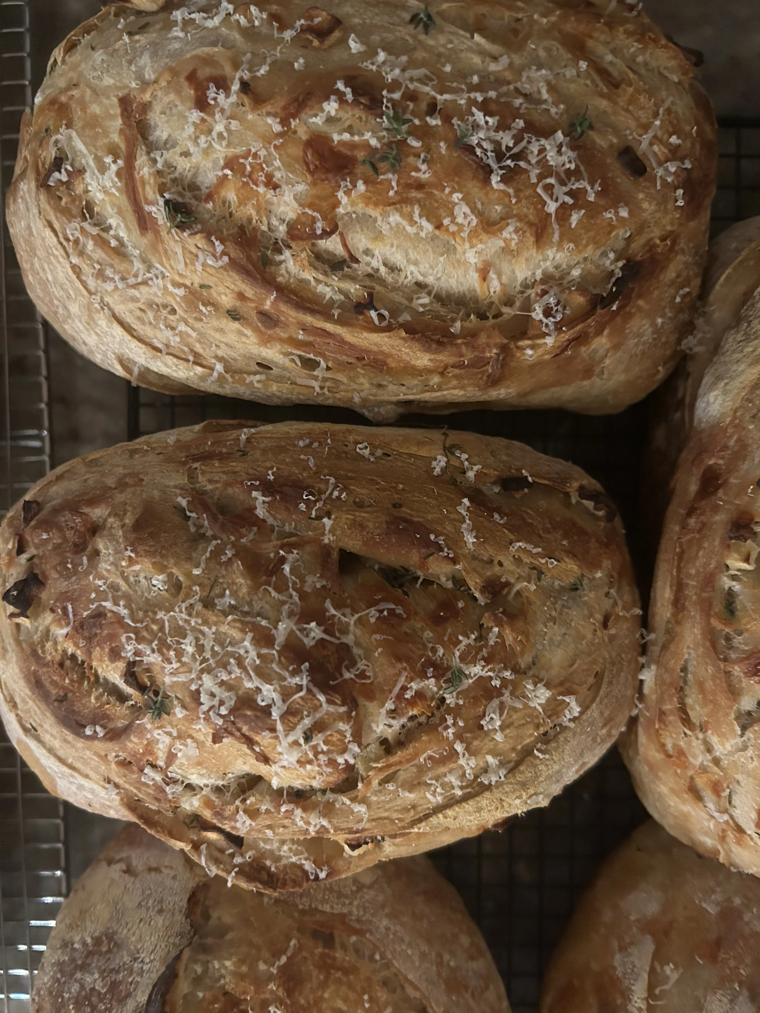 Savory Apple Cheddar Sourdough