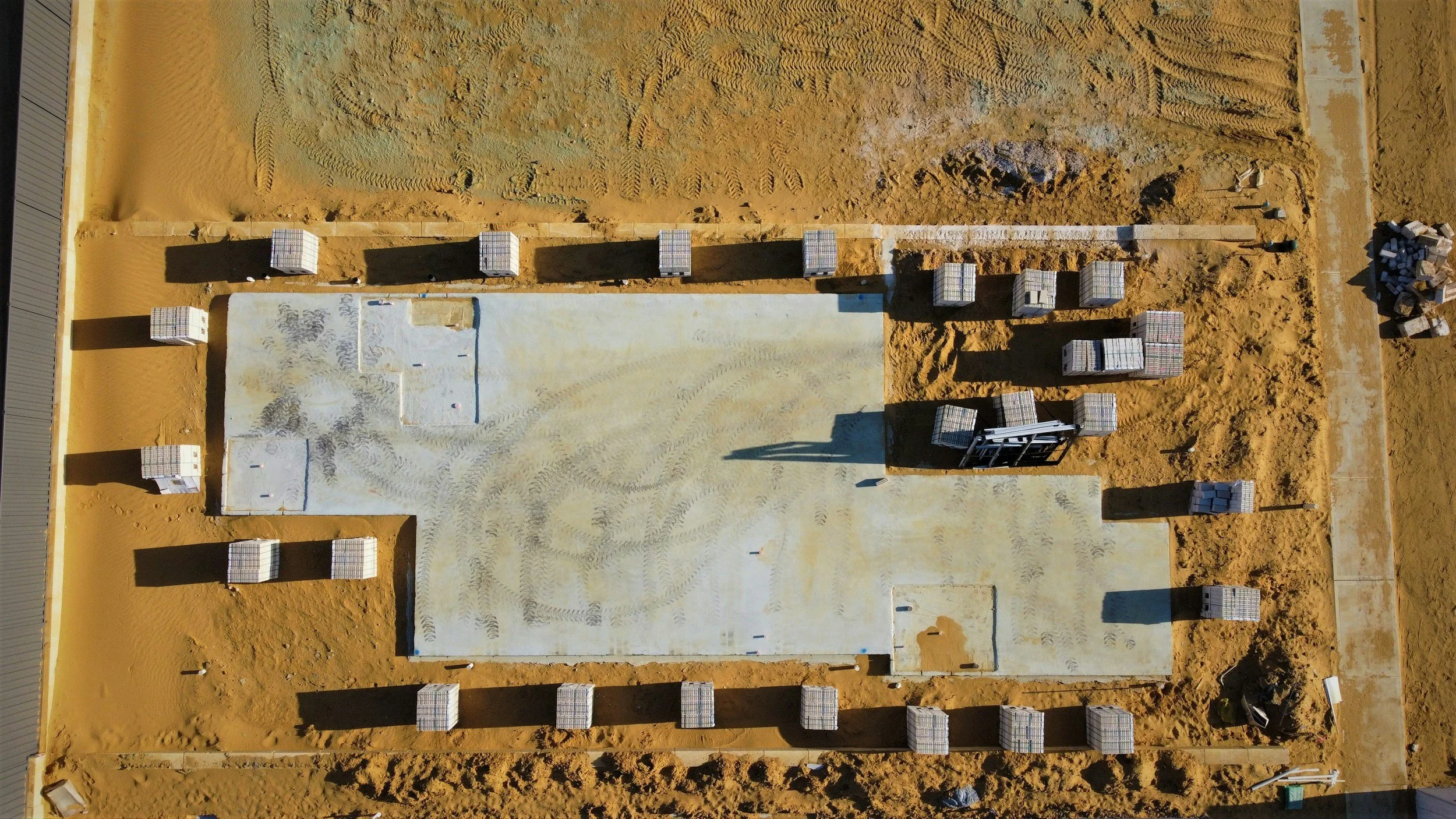 Overhead image of foundation
