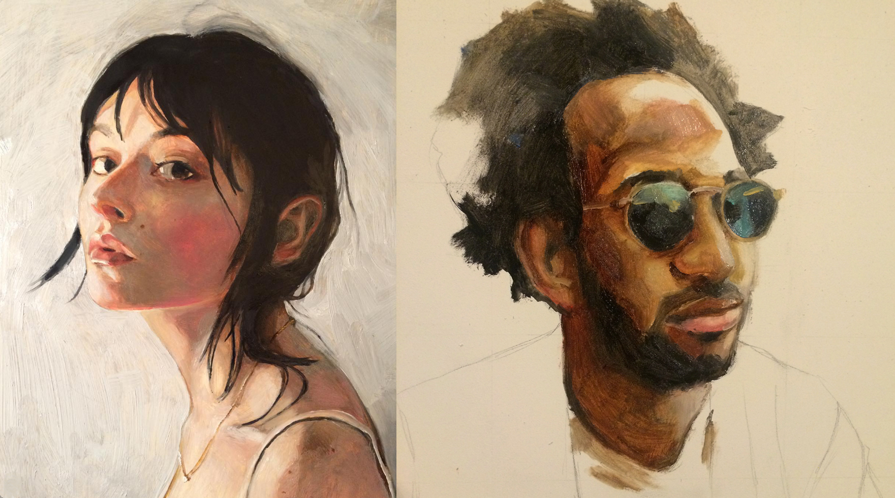 QUICK OIL PORTRAIT STUDIES