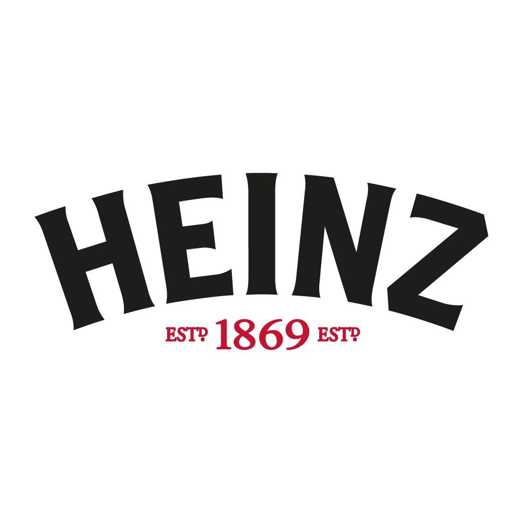 Heinz logo with 'ESTD 1869' in red beneath it on a white background.