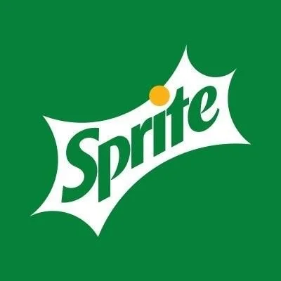 Sprite logo on a green background.