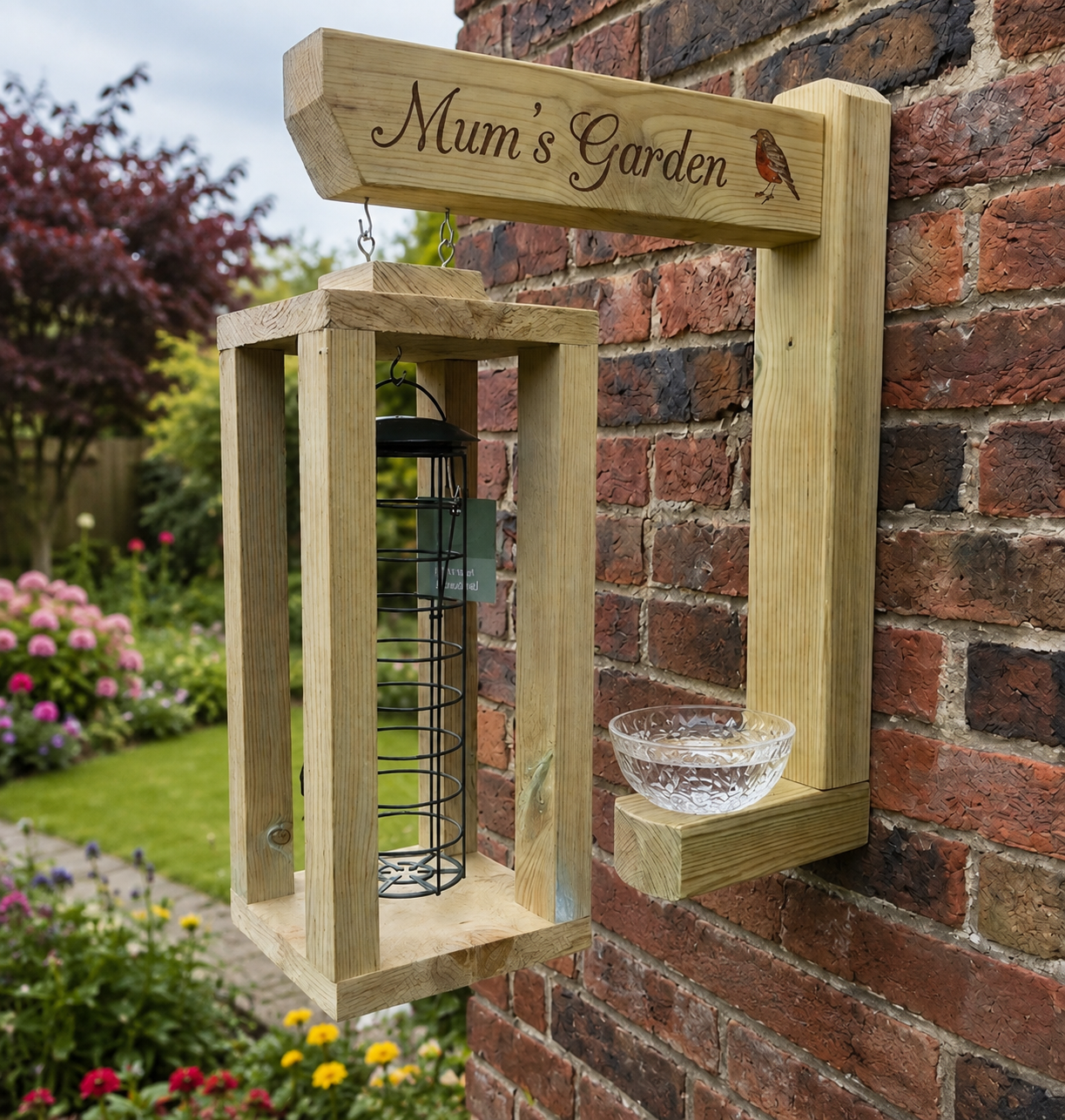 Wall Mounted Bird Feeding Platform