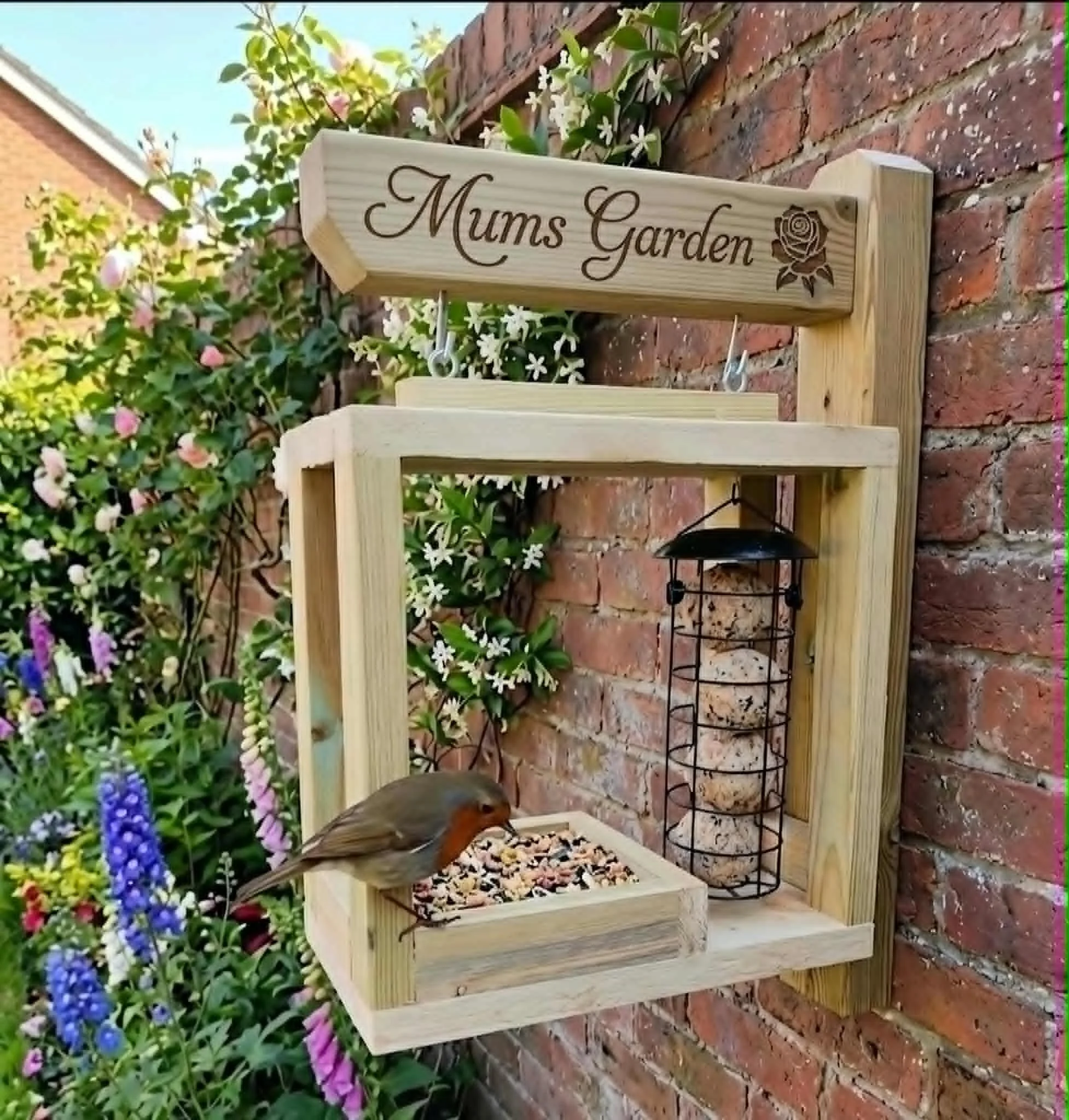 Handmade Bird feeding platform