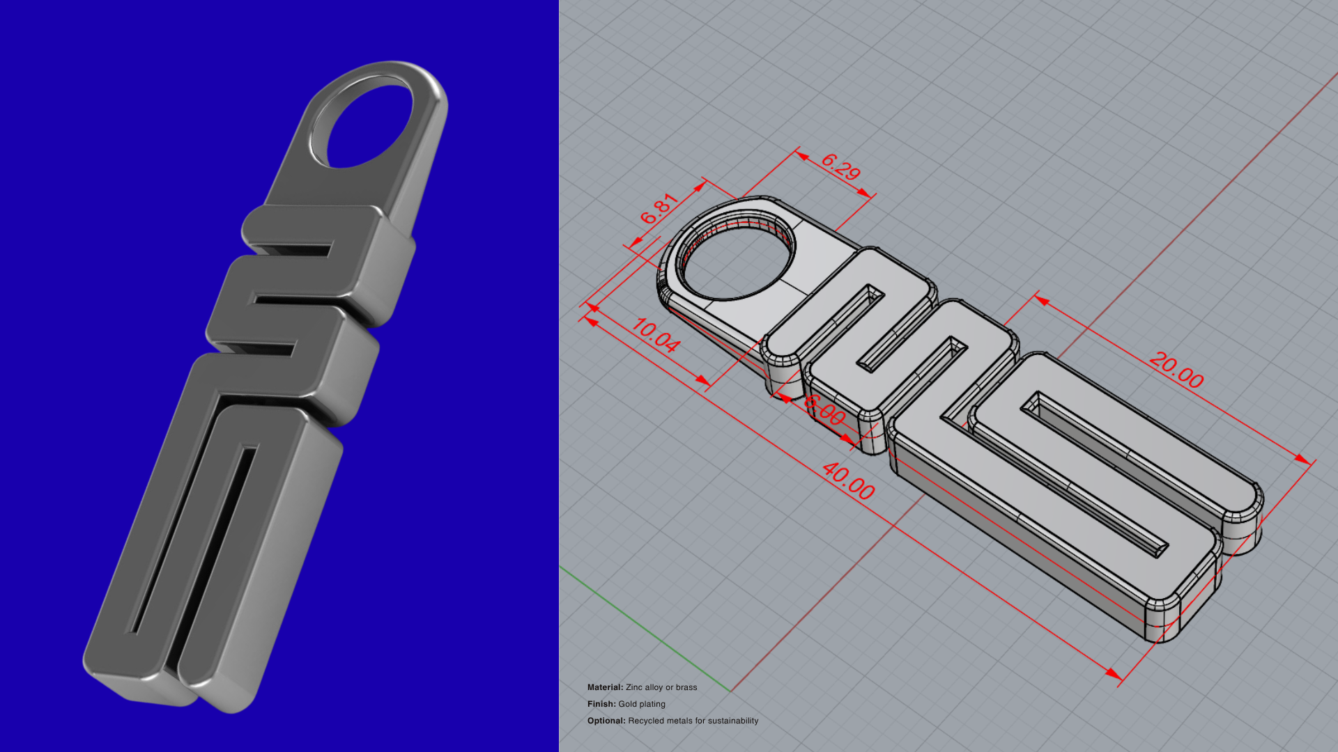02 — CUSTOM METAL ZIPPER PULLER