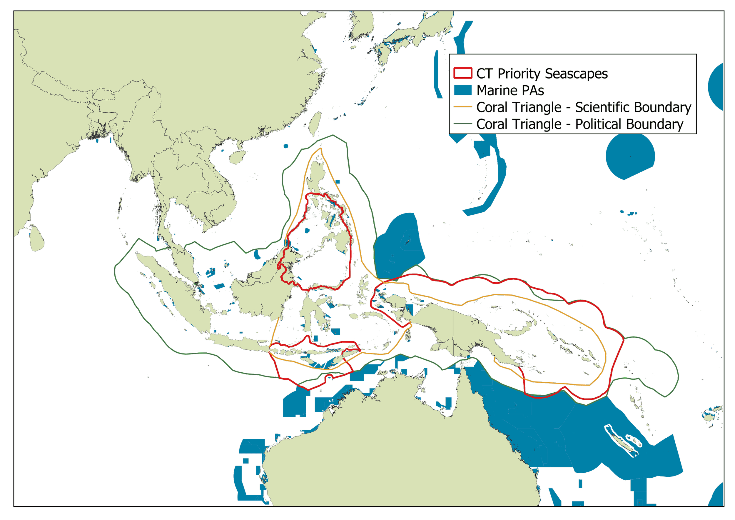 Coral Triangle Map