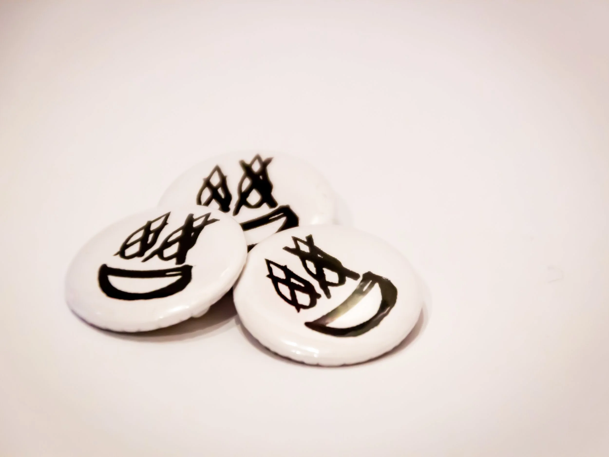 STANSLAUS ÞJÁNING LOGO | Handmade Button Pin