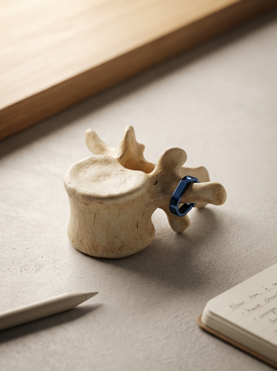 Ceramic Vertebra Model