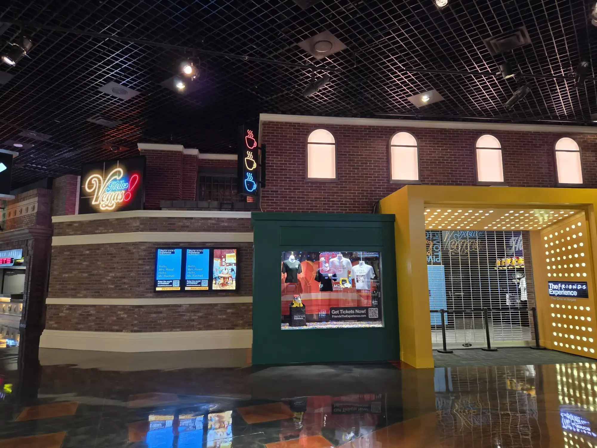 Interior of the Friends Experience in Las Vegas