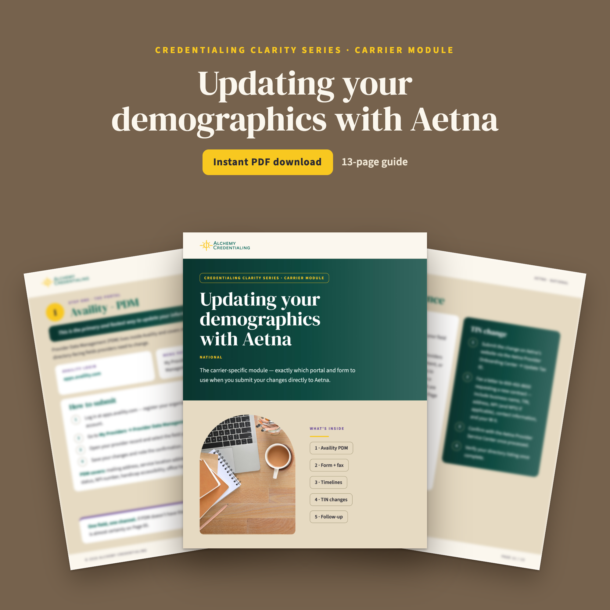 Aetna Demographic Update Guide