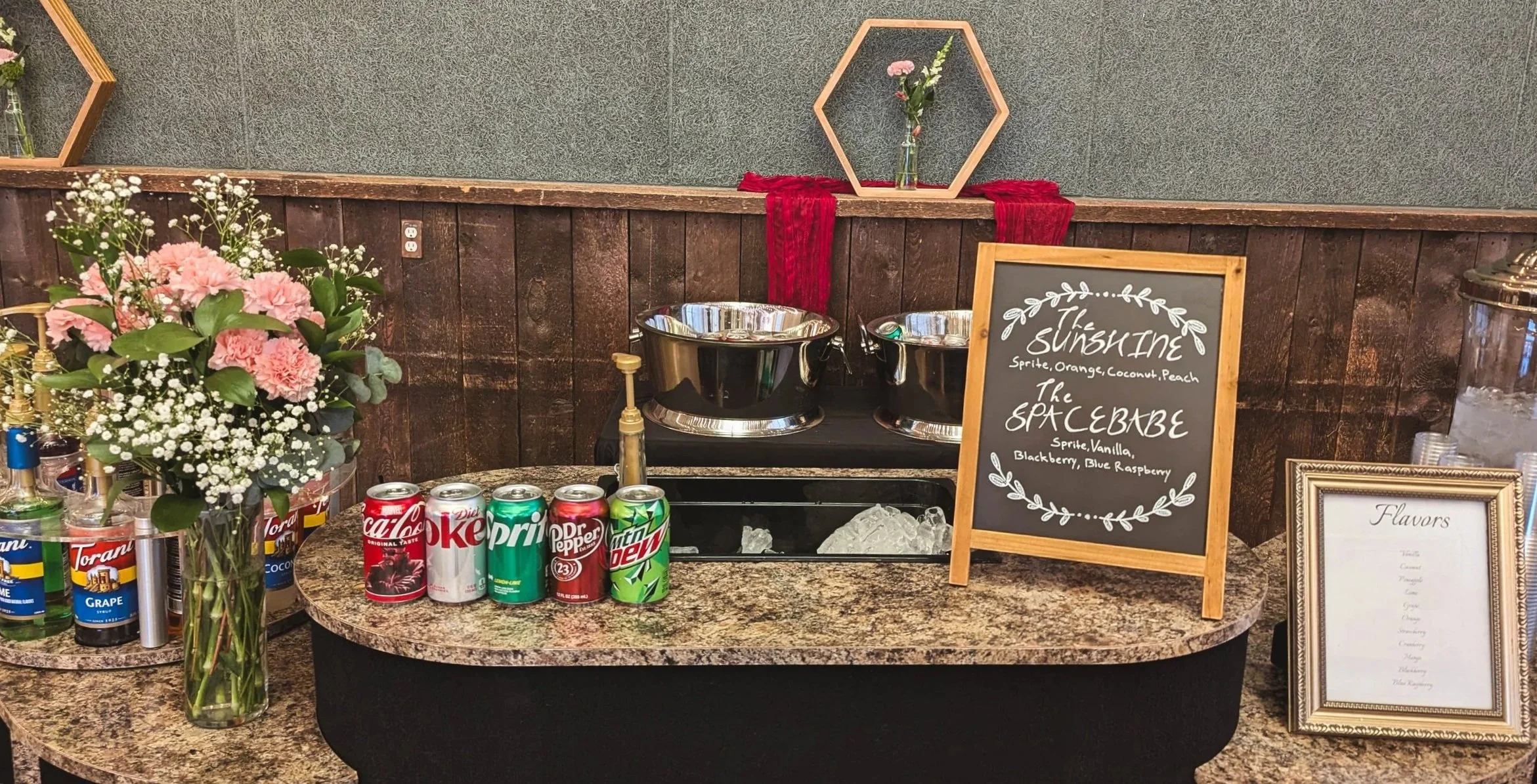 Utah Wedding Soda Bar Catering