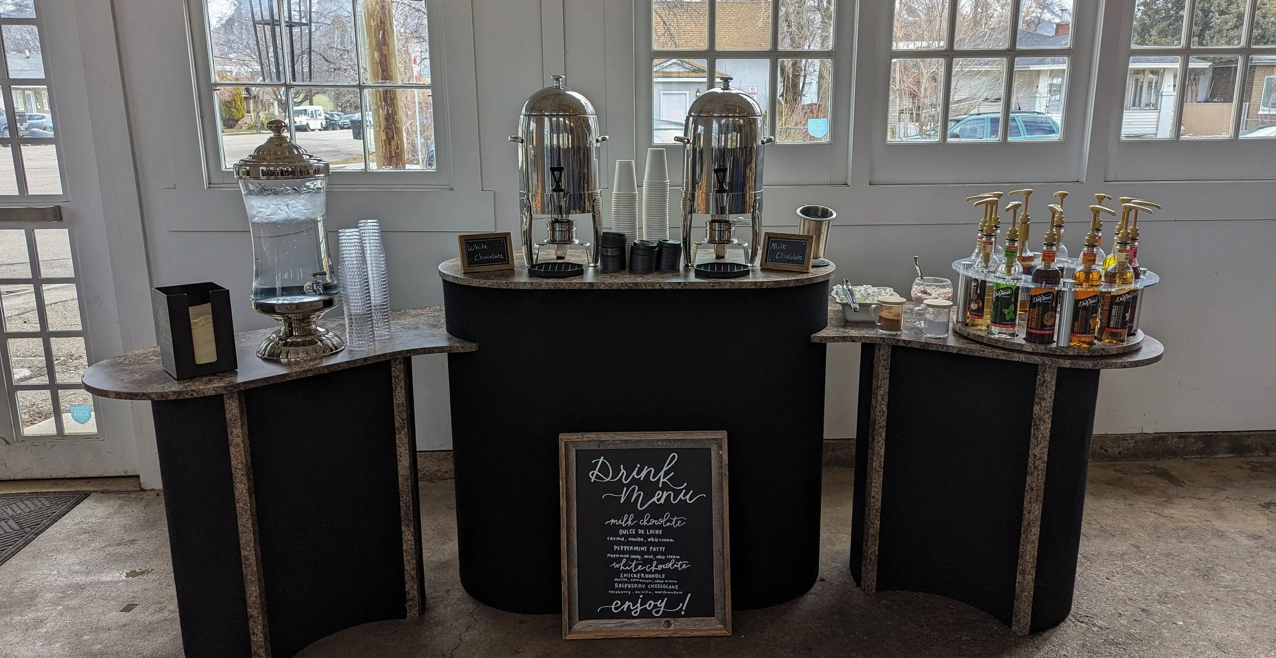 Utah Wedding Hot Chocolate Catering