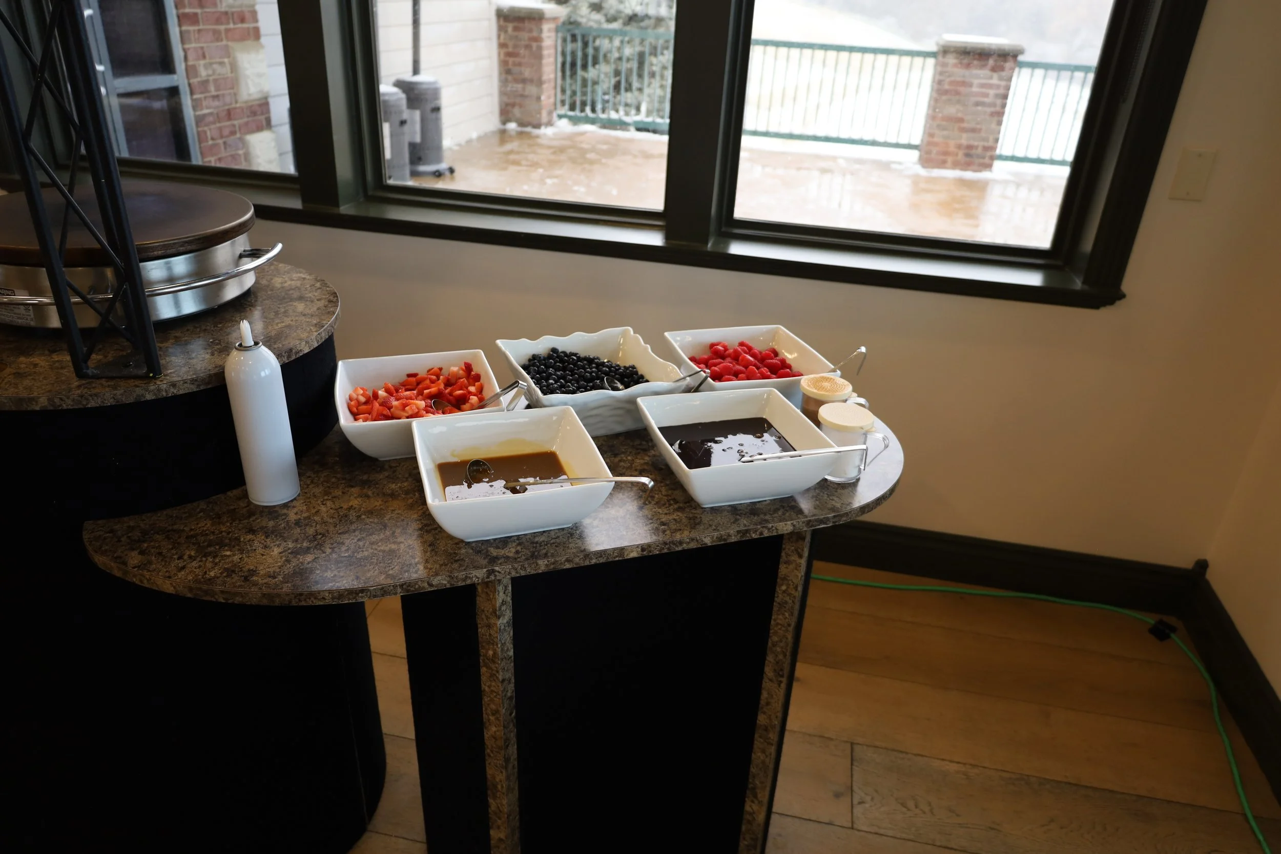 Sweet Crepe Toppings for Utah weddings