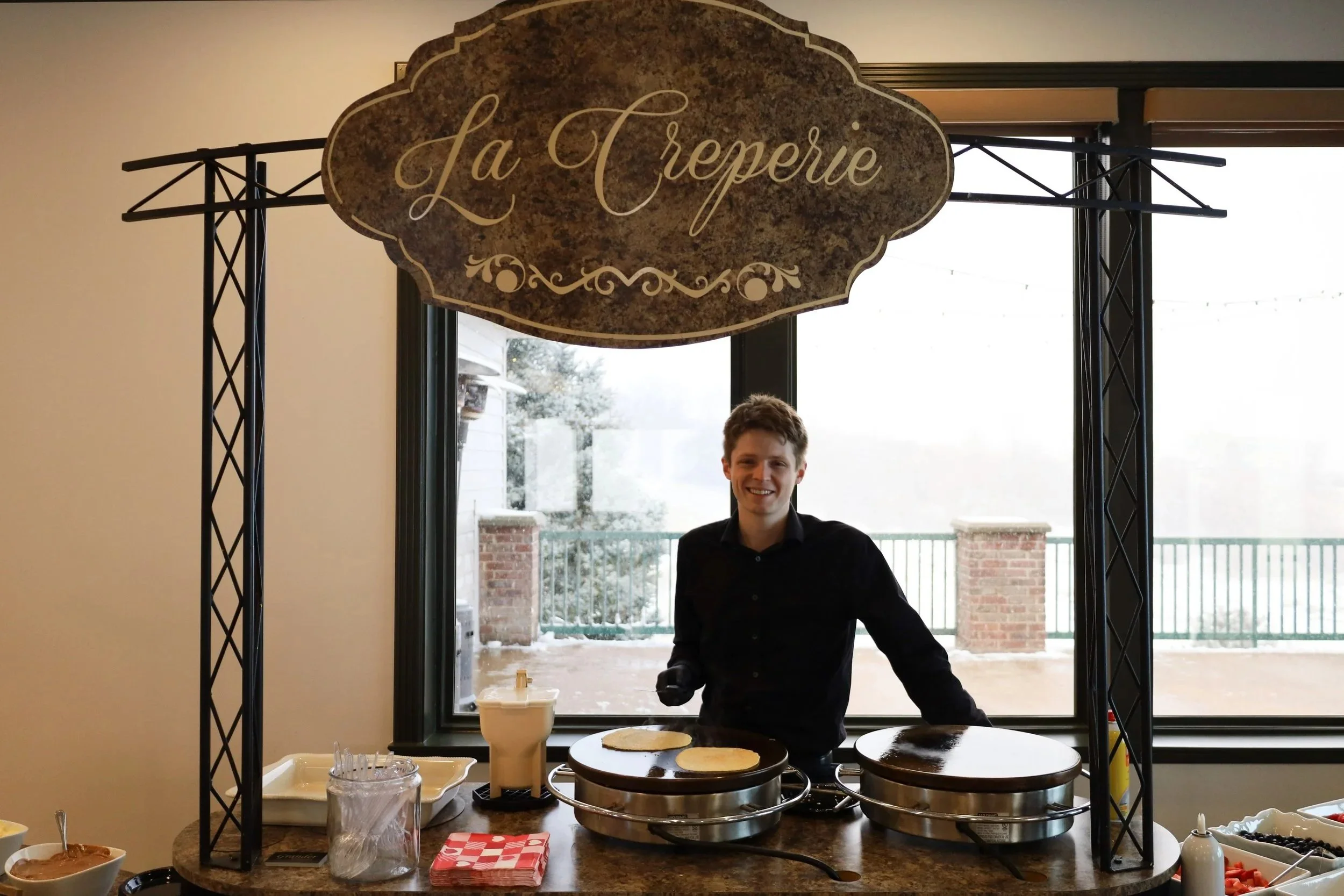 Utah Wedding Crepe Cart Catering