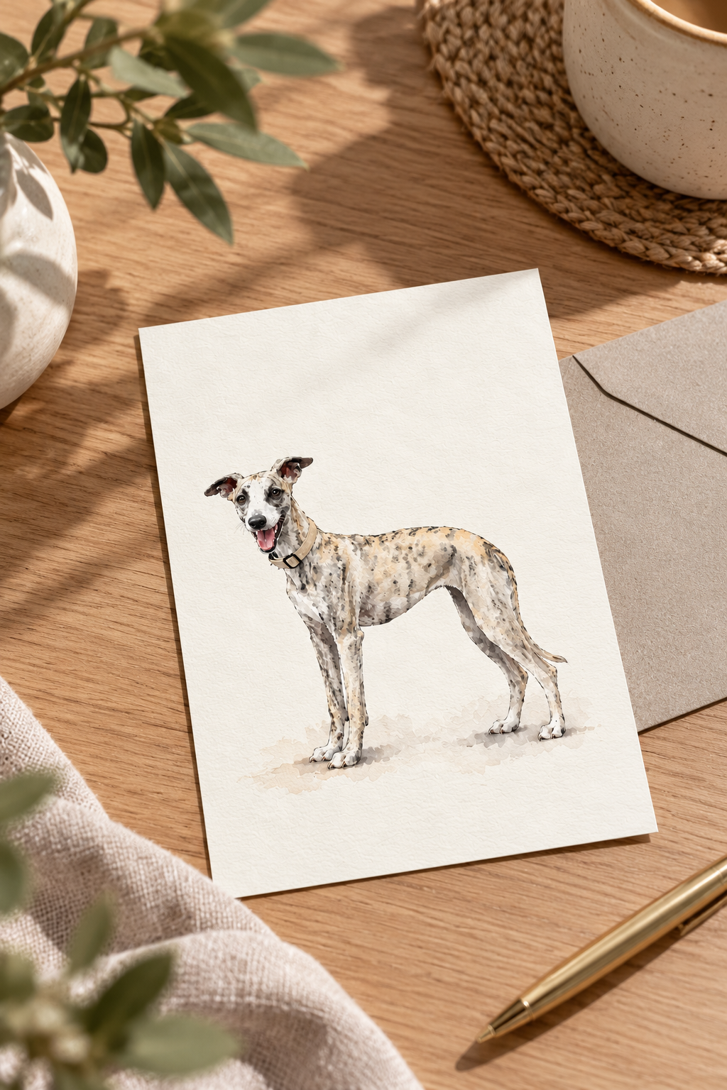 Aquarell-Whippet auf gemütlichem Schreibtisch.png