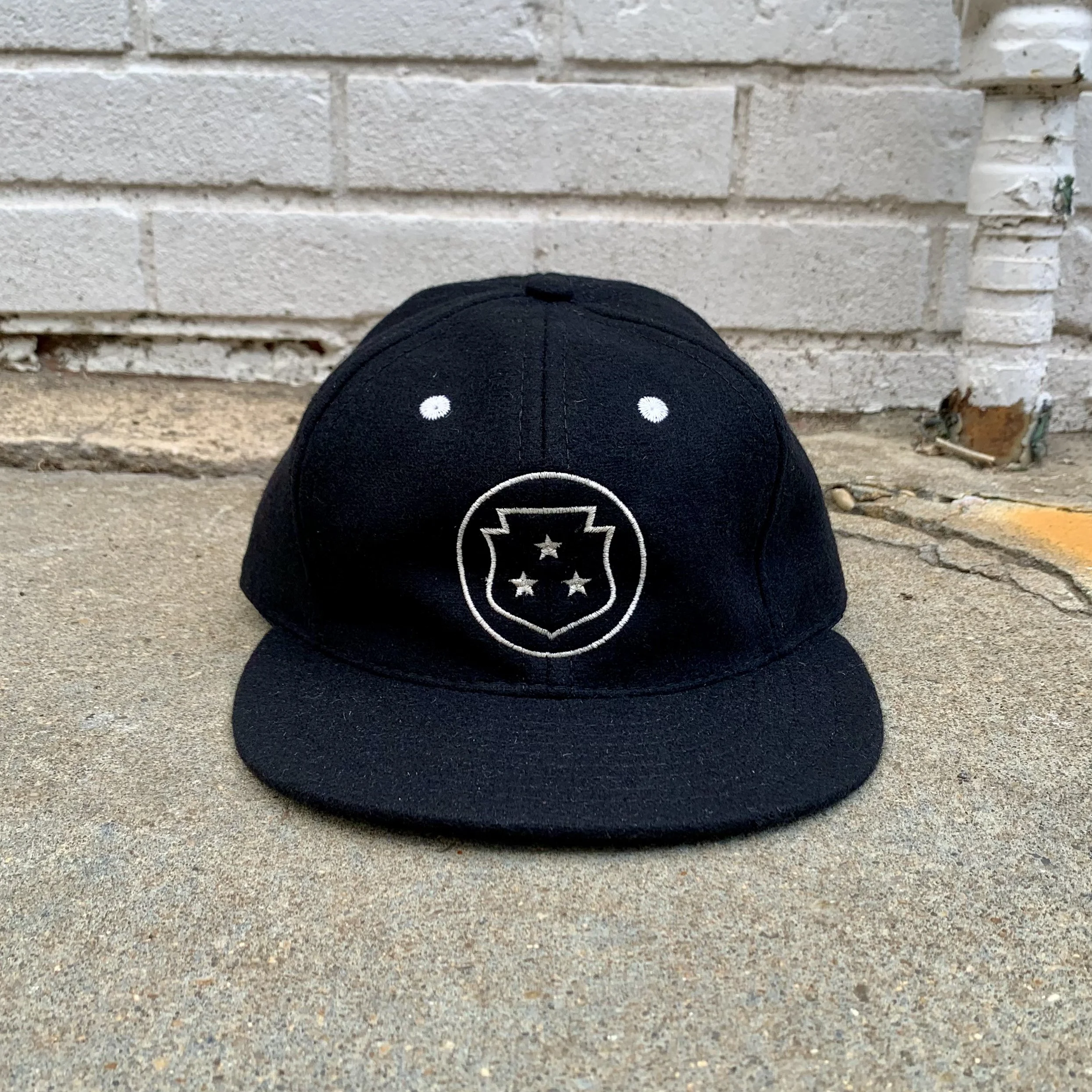 Ebbets Field x District Tattoo Co Cap in Black