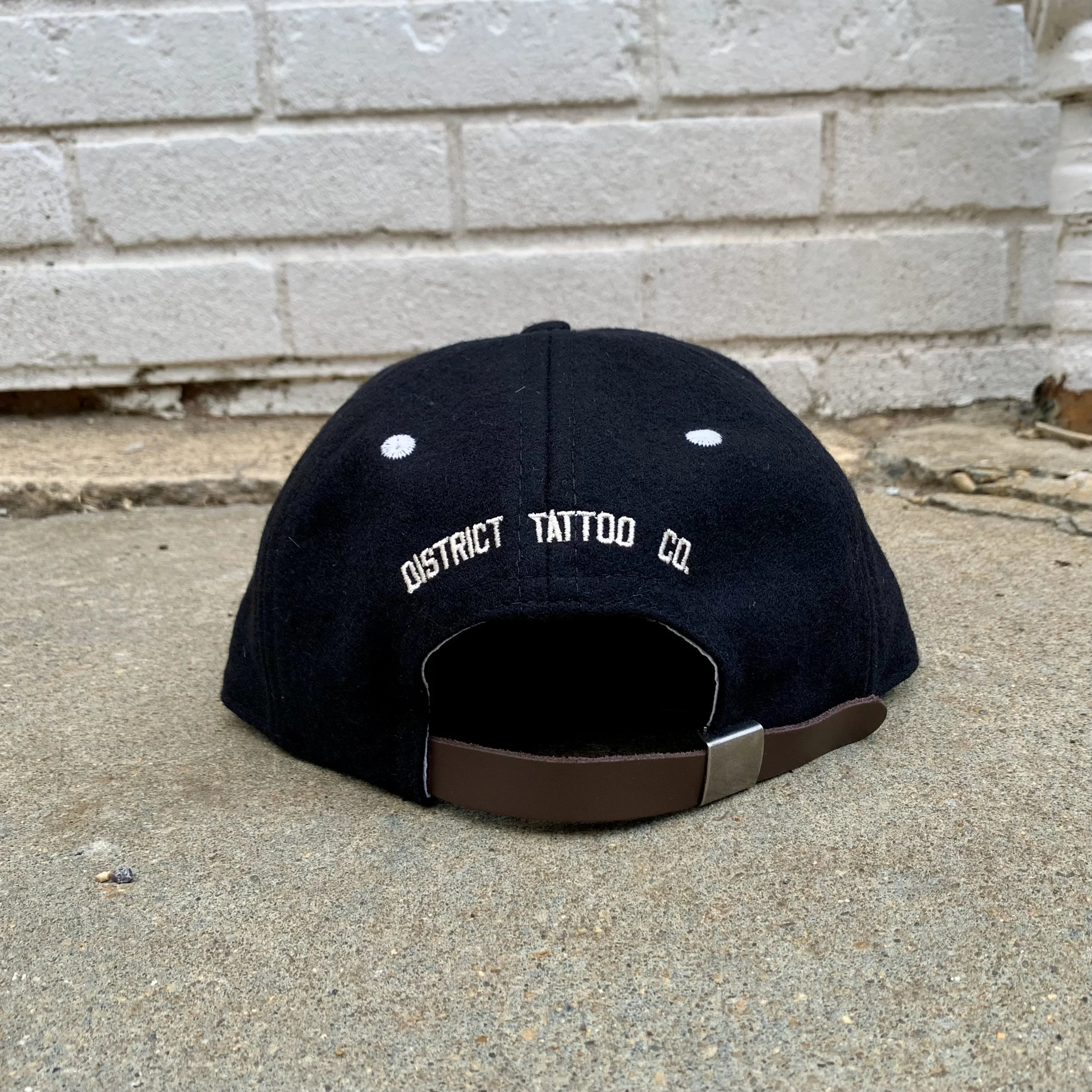 Ebbets Field x District Tattoo Co Cap in Black, photo 2