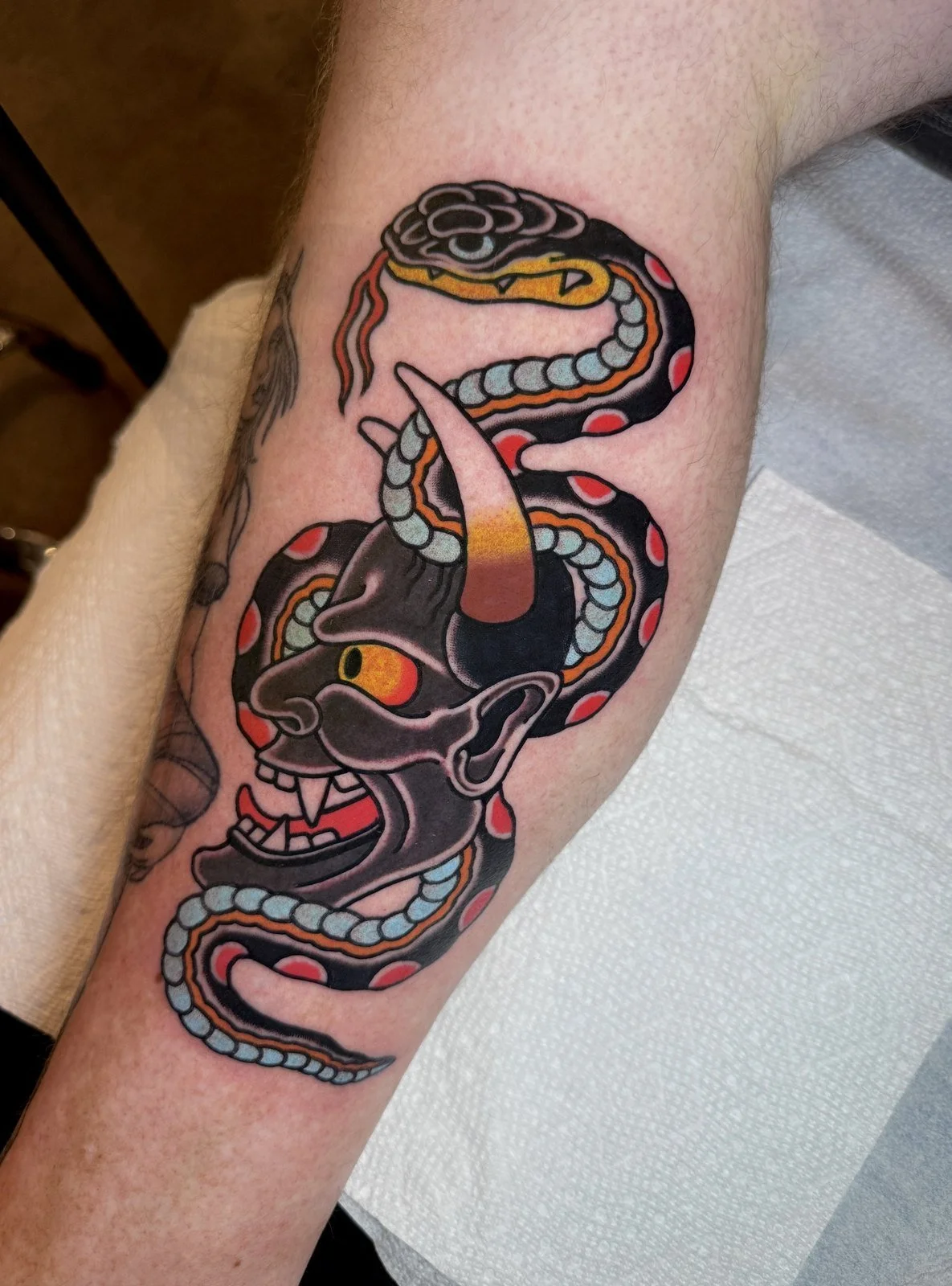 Nick Freidline
Traditional hannya and snake