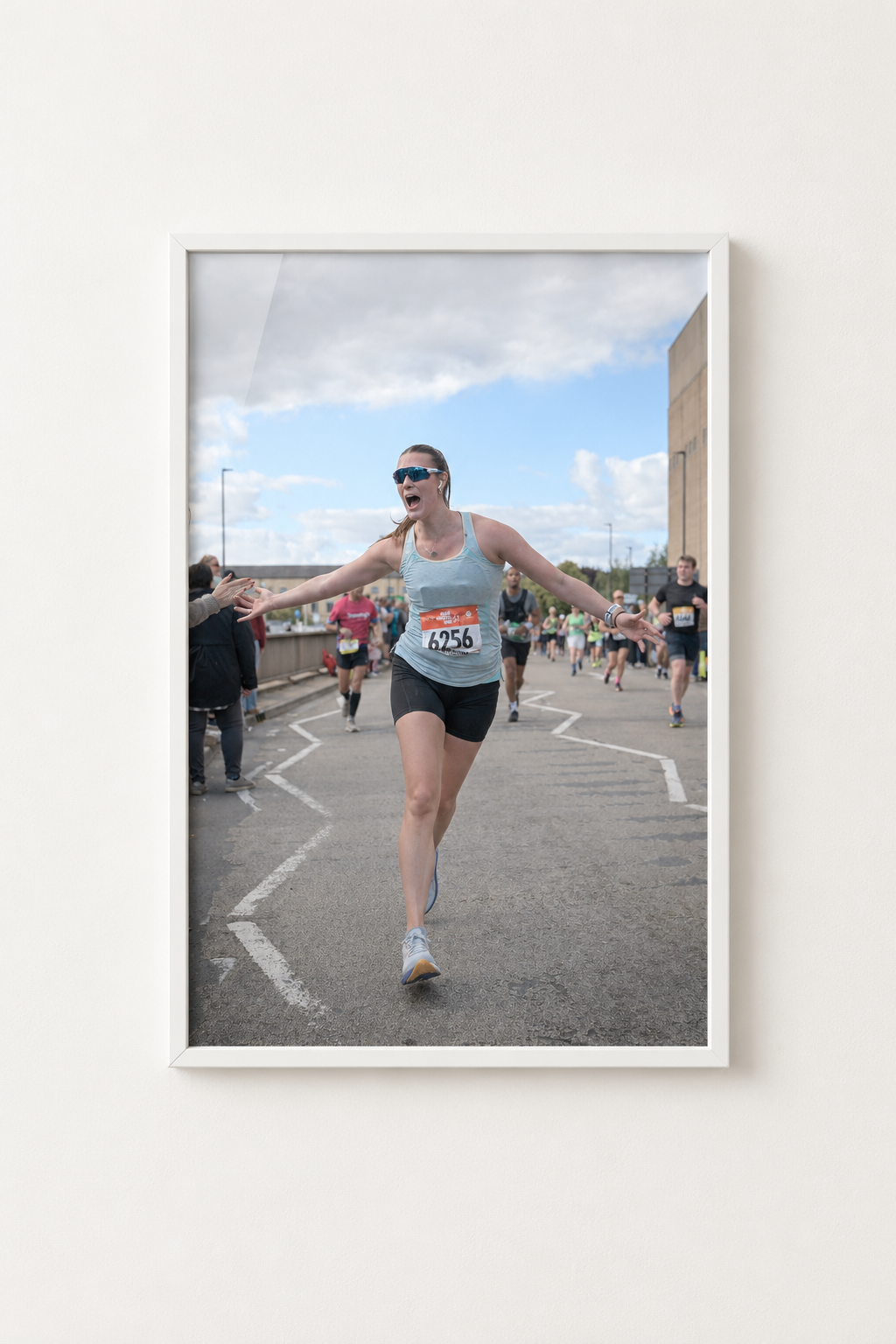 A4 print in a white frame