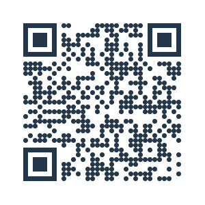 Black-and-white QR code on a white background