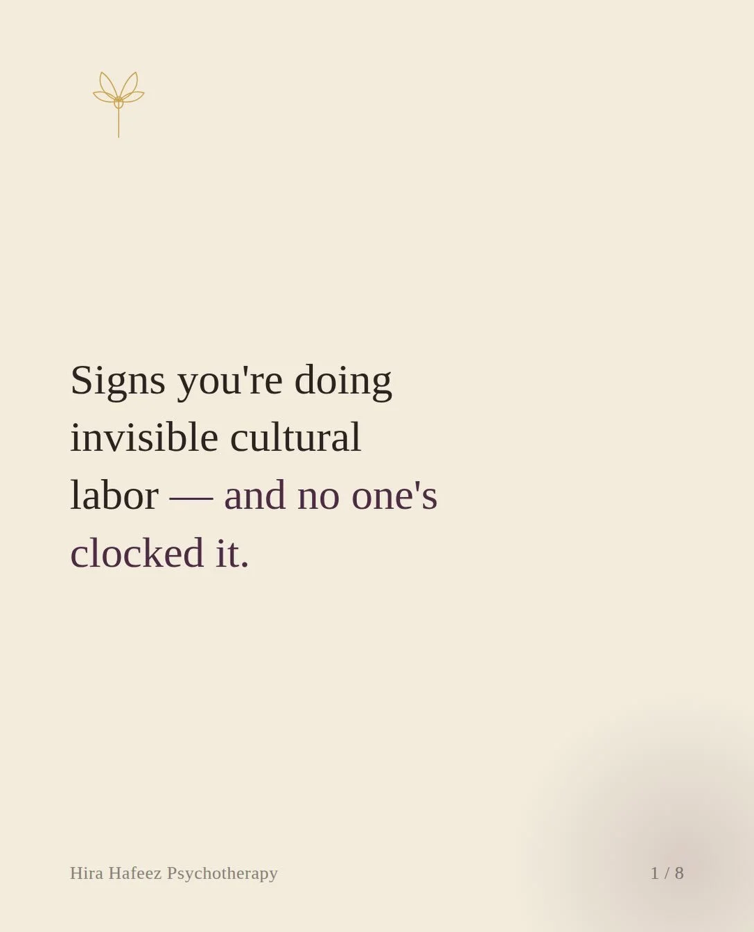 There&rsquo;s a kind of work that never shows up on a resume &mdash; translating, softening, explaining, editing yourself so everyone around you stays comfortable.

If you grew up between cultures, you know it well. It&rsquo;s being the family transl