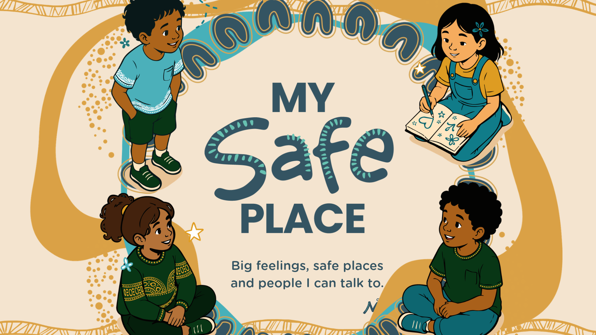 My Safe Place children's activity booklet cover