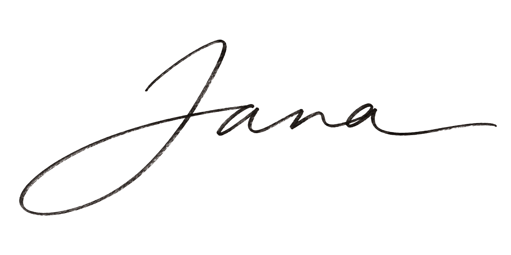 The word "Jana" written in elegant cursive script.