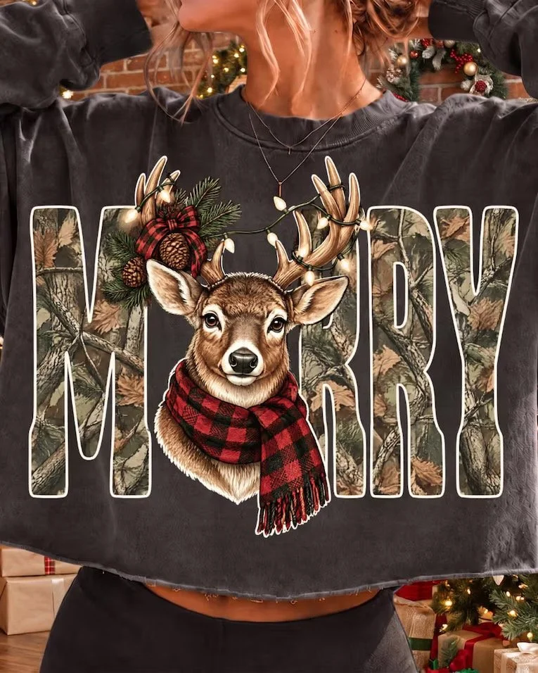 Merry Deer Sweatshirt